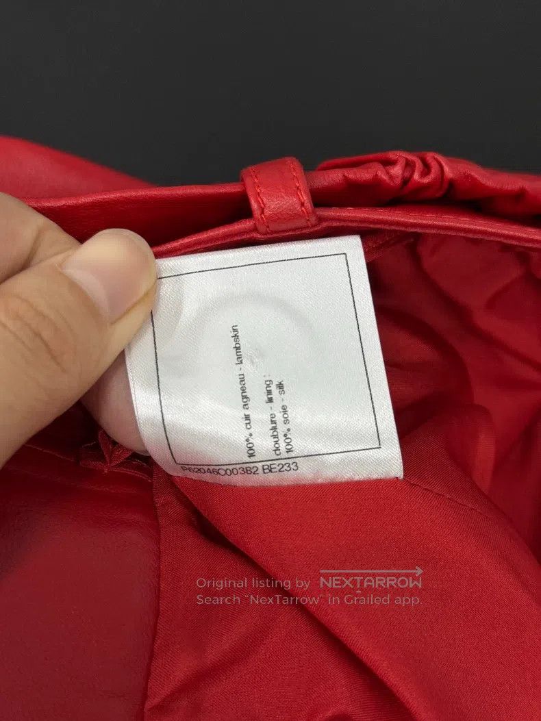 Chanel Chanel Red sheepskin shorts Size 24" / US 00 / IT 34 - 8 Thumbnail