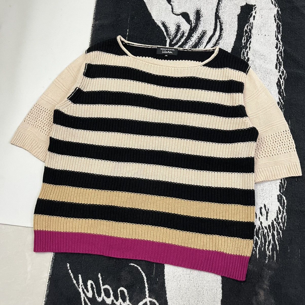Designer × If Six Was Nine × Sonia Rykiel Sonia Rykiel Striped Knit Sweater LGB style Size XS / US 0-2 / IT 36-38 - 1 Thumbnail