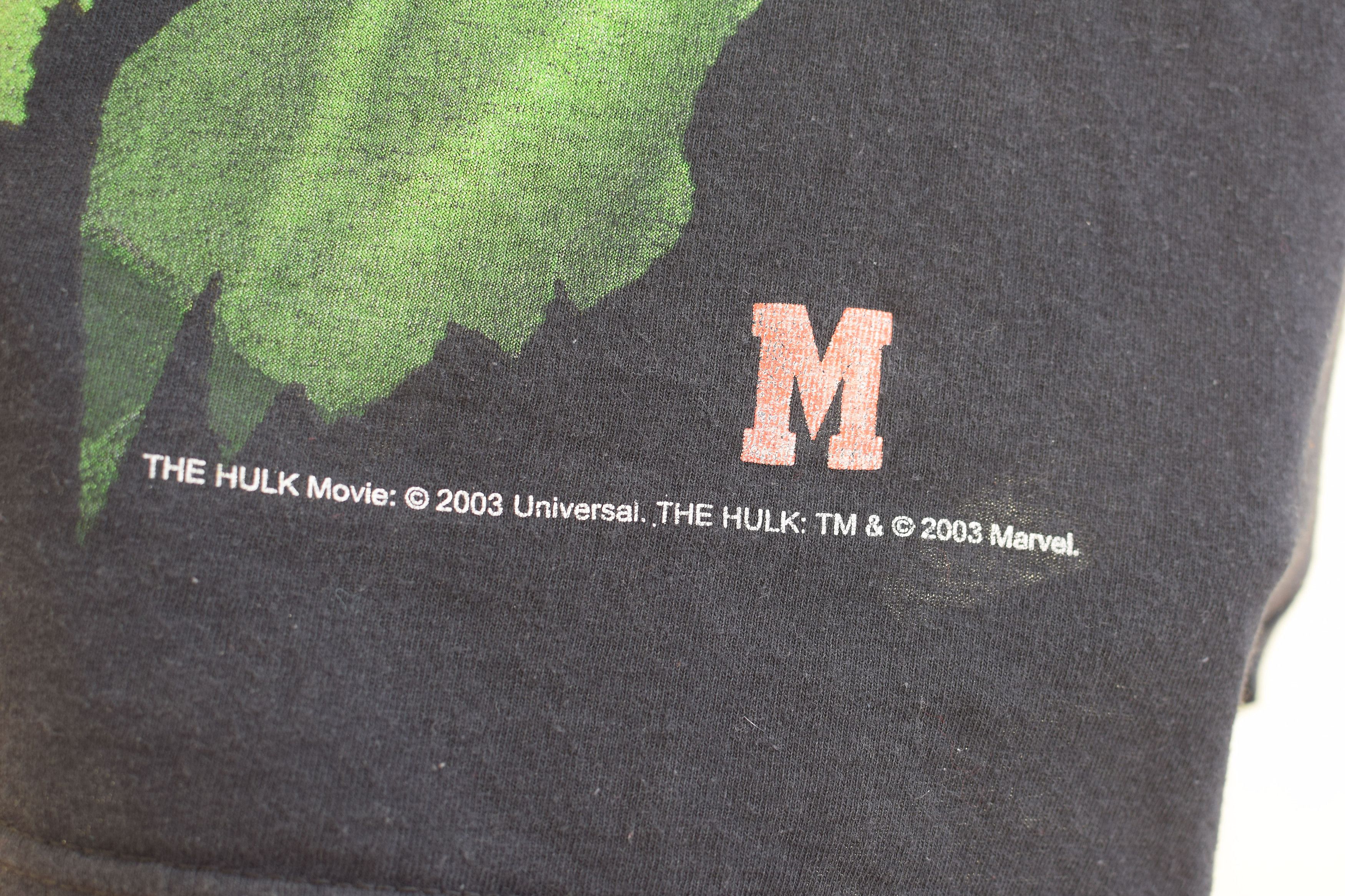 Fruit Of The Loom Vintage 2003 Hulk Movie Promo T-shirt Size US L / EU 52-54 / 3 - 3 Thumbnail