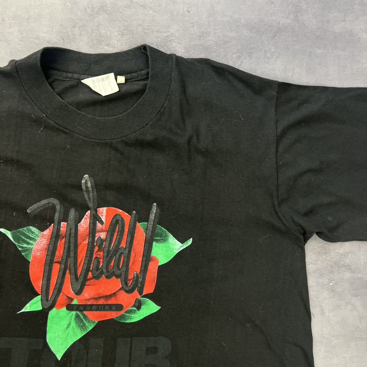 Vintage Rare! Erasure Wild Tour Concert Vintage Tee 1989 France Size US L / EU 52-54 / 3 - 6 Thumbnail