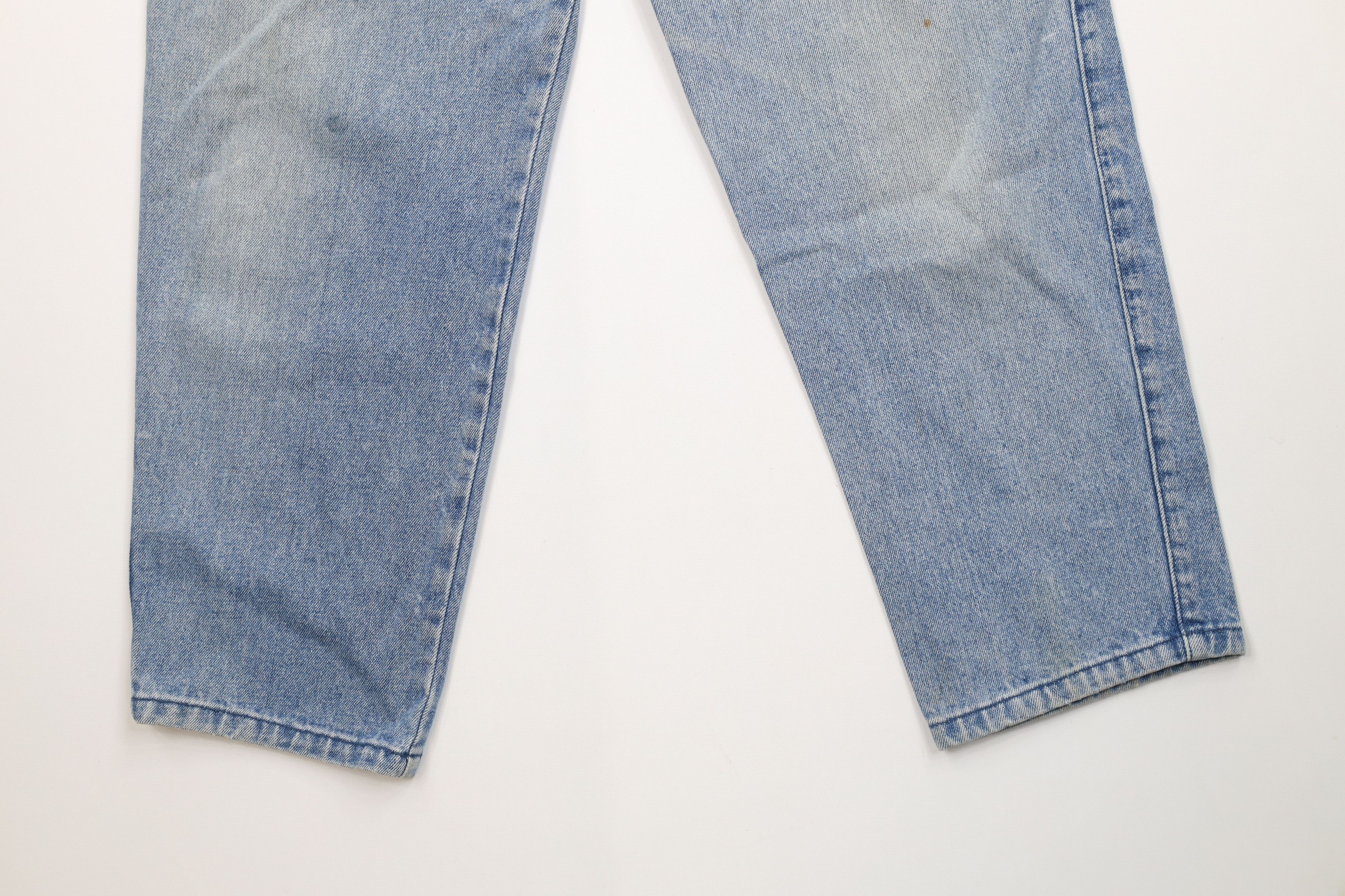 Vintage Vintage 80s 90s Streetwear Pleated Buckle Back Denim Jeans Size 32" / US 10 / IT 46 - 4 Thumbnail