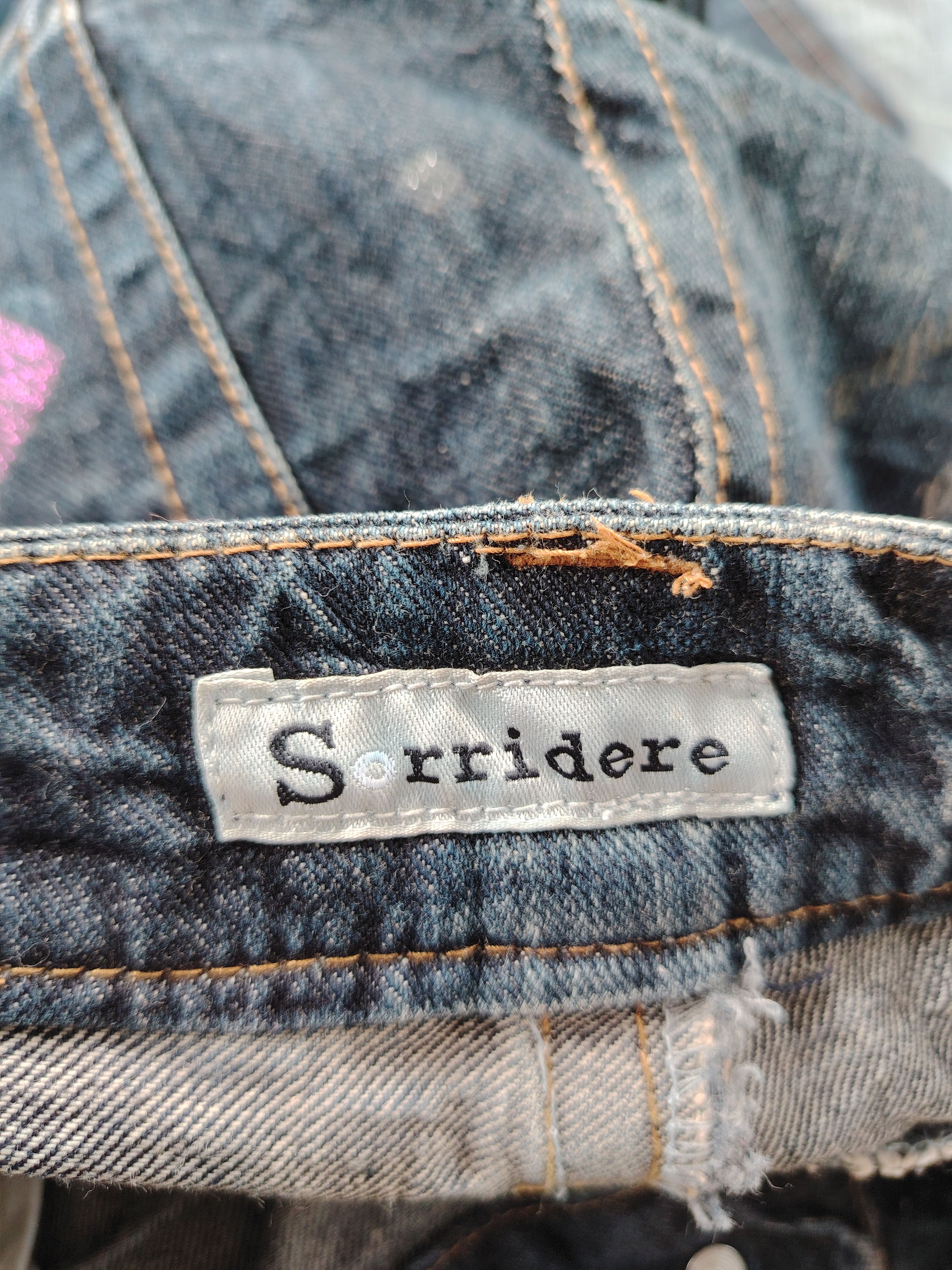If Six Was Nine 💥FLARE💥SORIDERE INSPIRE CROME HEARTS DISTRESSED DENIM Size US 32 / EU 48 - 16 Thumbnail