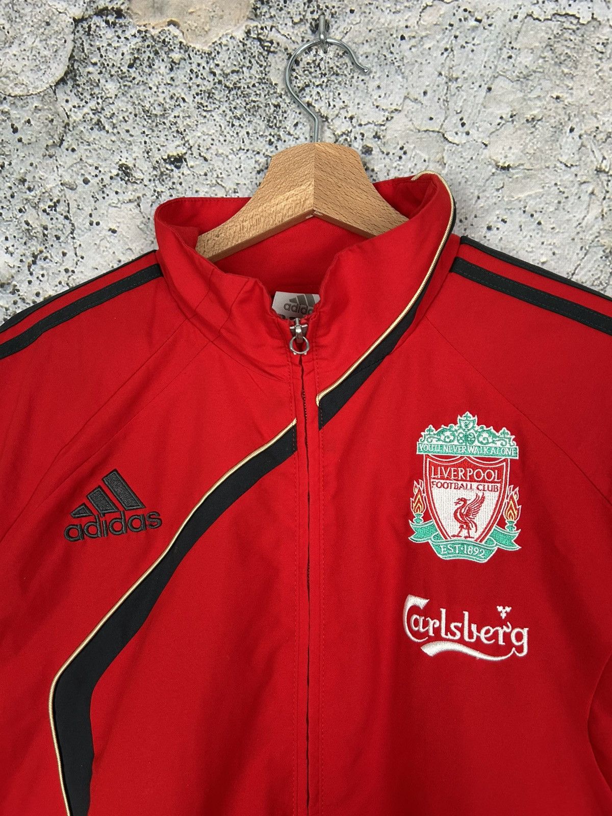 Adidas Vintage Adidas Liverpool FC Light Soccer Jacket Football Size US XL / EU 56 / 4 - 3 Thumbnail