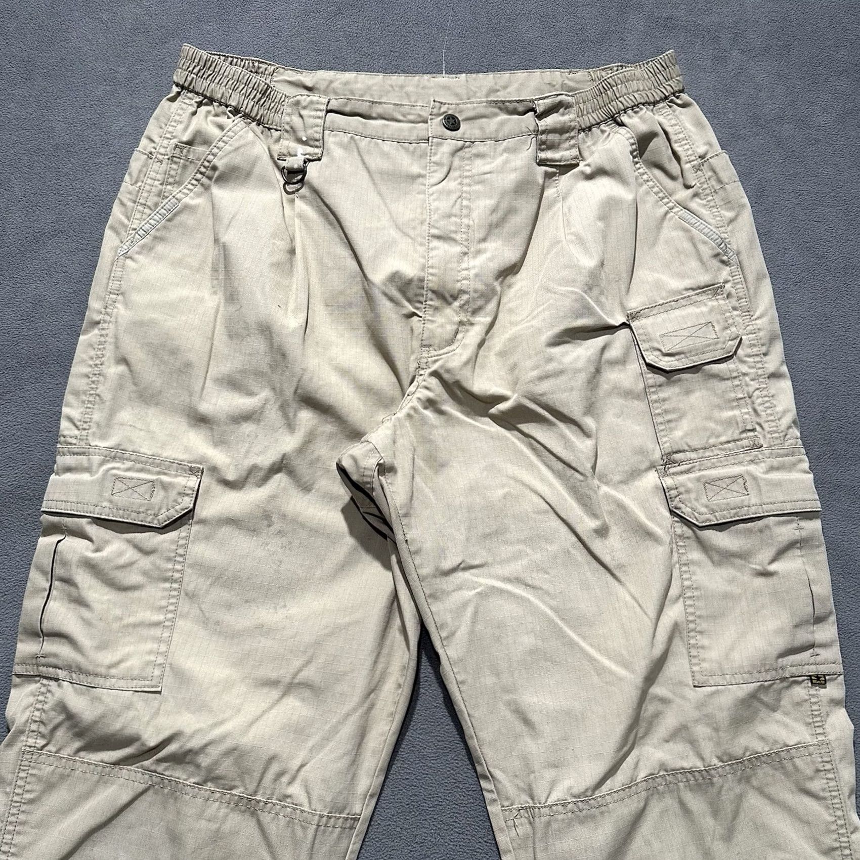 Propper Propper Tactical Pants Mens 40x36 Beige Canvas Ripstop Distressed GUC Pants Size US 40 / EU 56 - 3 Thumbnail