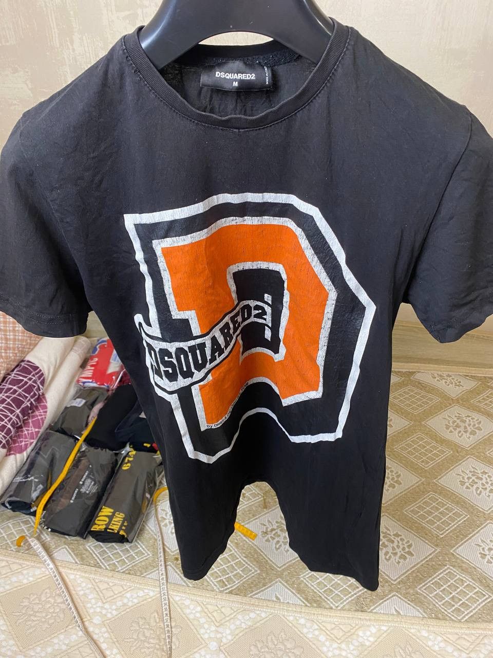 Dsquared2 🔥 Dsquared2 Big Logo T Shirt Distressed Tee Vintage Italy Size US M / EU 48-50 / 2 - 5 Thumbnail