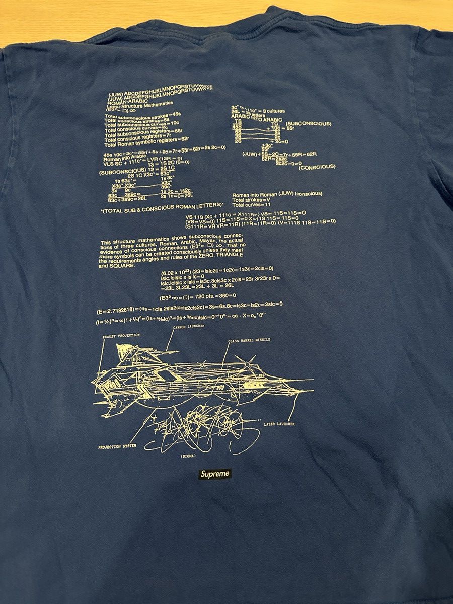 Supreme Supreme Rammelzee T-shirt Blue M Size US M / EU 48-50 / 2 - 2 Thumbnail