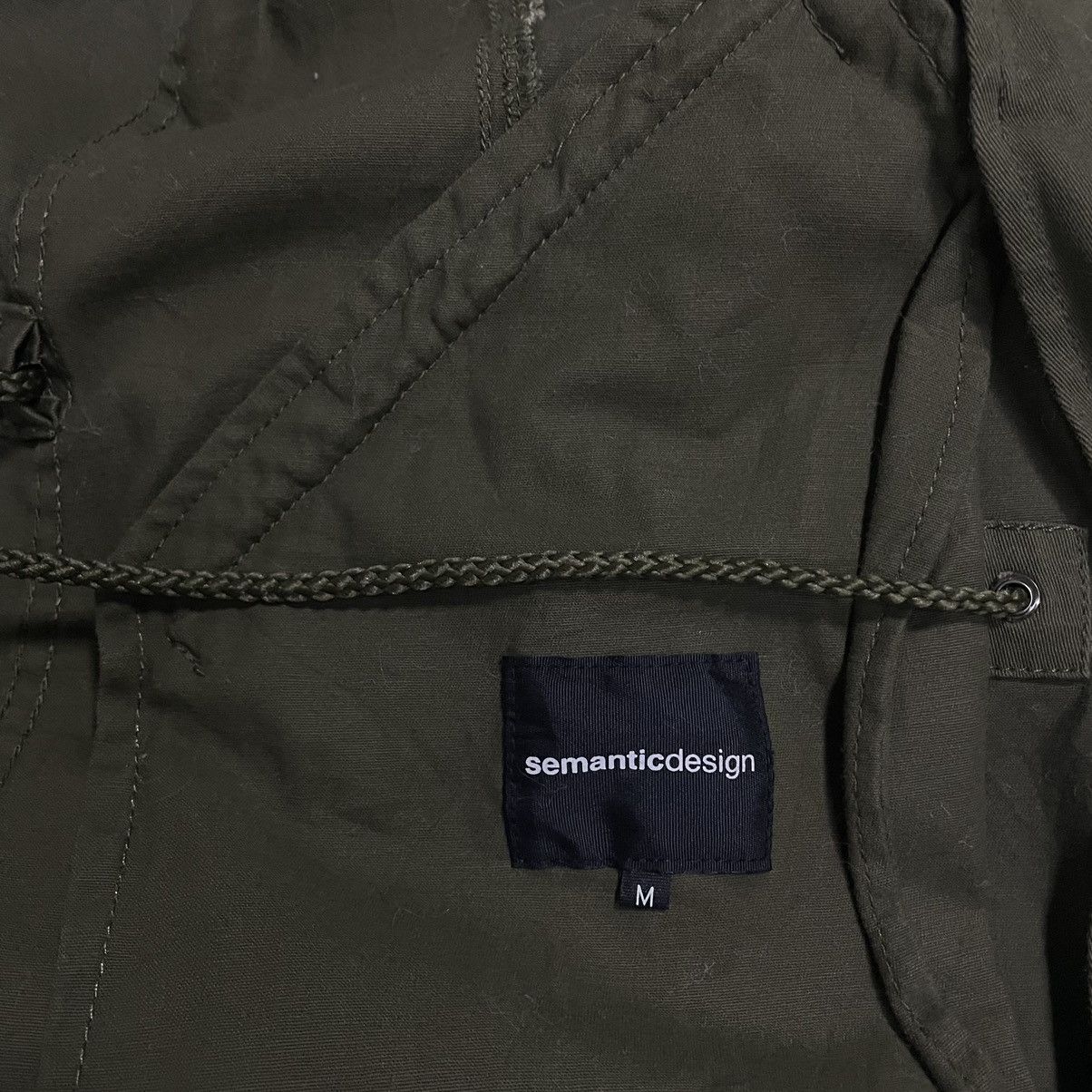 GOA 🇯🇵 SEMANTIC DESIGN PUNK MILITARY HOODIE FISHTAIL PARKA JACKET Size US M / EU 48-50 / 2 - 13 Thumbnail