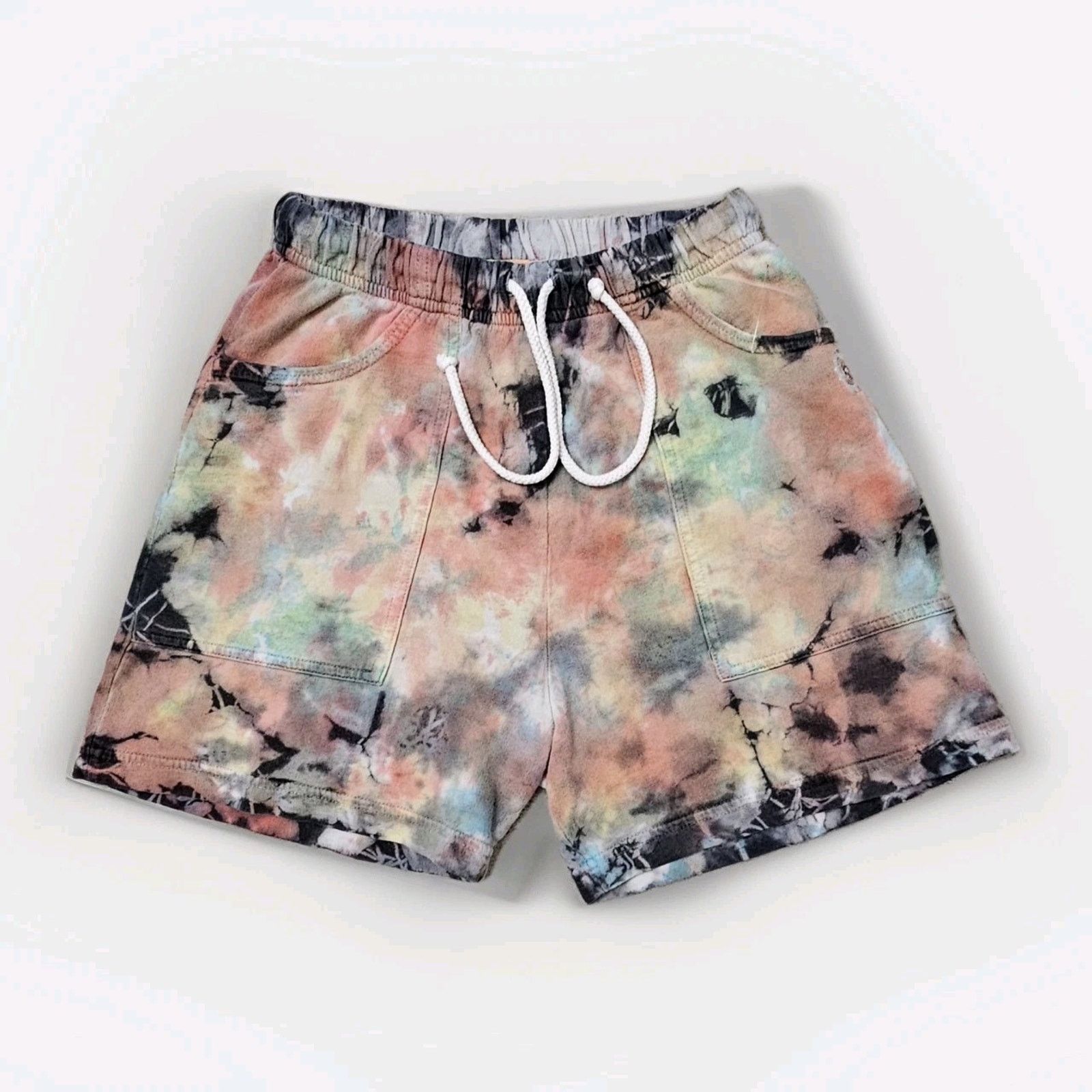 Big Bud Press Tie Dye Sweat Shorts Magic Waters XS