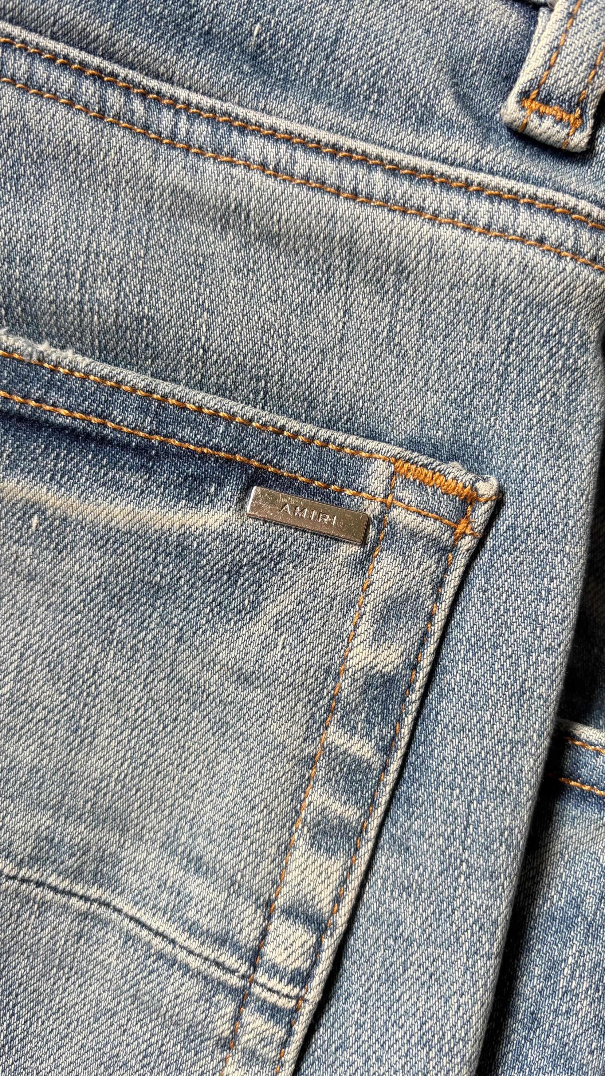 Amiri Amiri MX1 Jeans Leather Patch - dmc99 Size US 34 / EU 50 - 5 Thumbnail