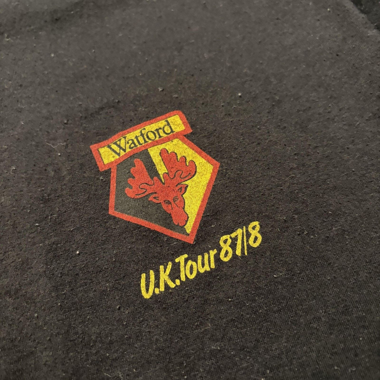 Vintage Vintage Watford FC Shirt L Soccer Football U.K. Tour 1987-88 Size US L / EU 52-54 / 3 - 4 Thumbnail