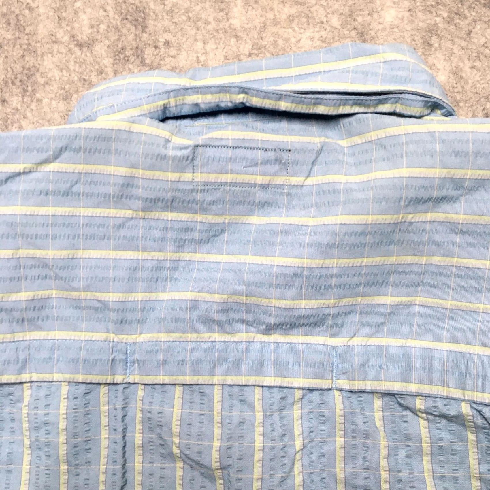 Patagonia Patagonia Shirt Mens Large Blue Stripe Snap Front Vented Fishing STY52315 Pucker Size US L / EU 52-54 / 3 - 7 Thumbnail