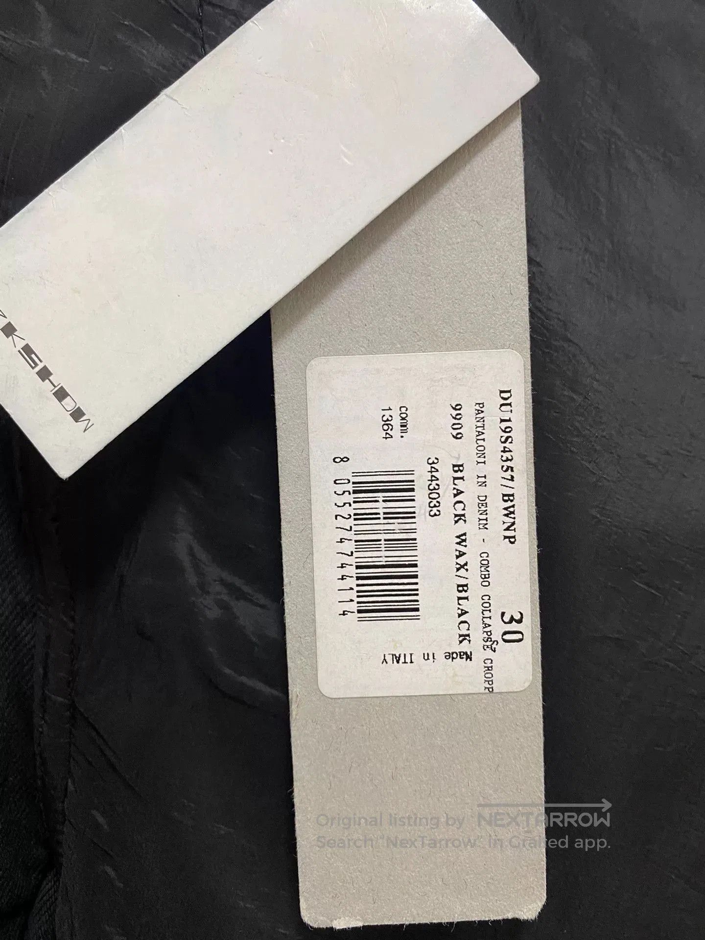 Rick Owens Drkshdw Rick Owens DRKSHDW Waxed Jeans. Size US 30 / EU 46 - 4 Thumbnail