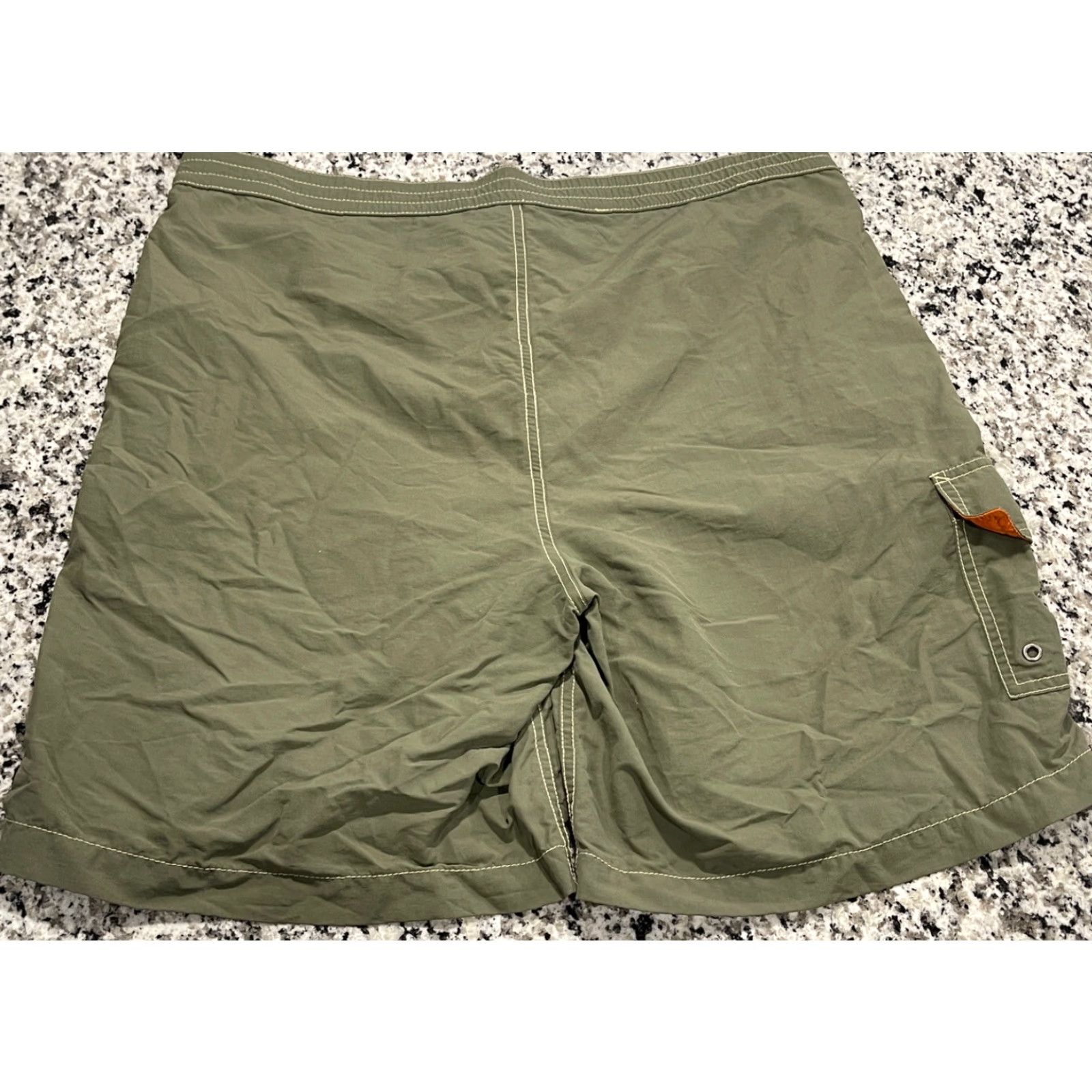 Polo Ralph Lauren POLO by Ralph Lauren Men's Swim Shorts XL Green Nylon 9 inch Drawstring Size US M / EU 48-50 / 2 - 5 Thumbnail