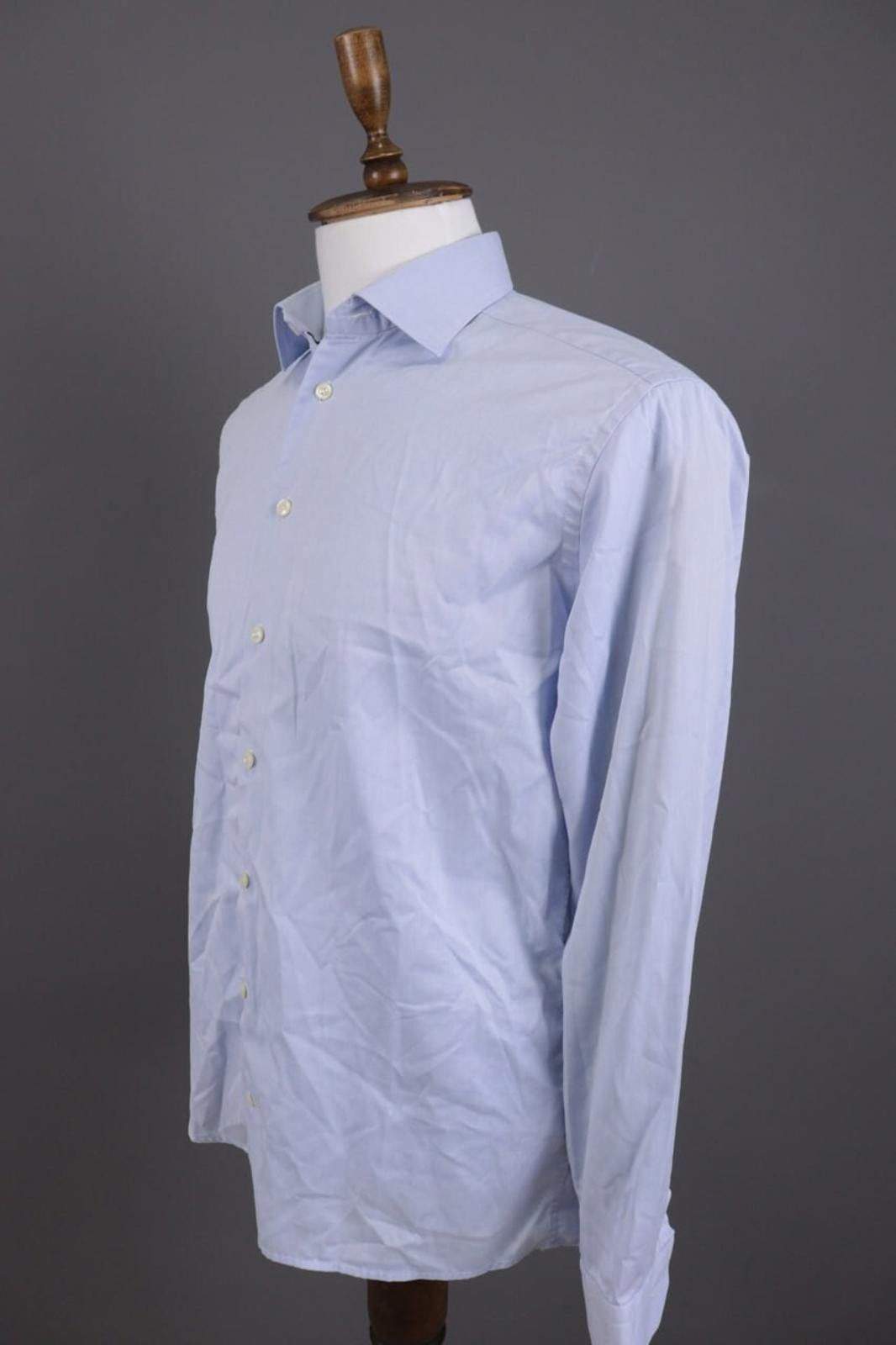 Eton Eton Slim Fit Siognature Twill Dress Shirt Size 16 41 L Size US M / EU 48-50 / 2 - 6 Thumbnail