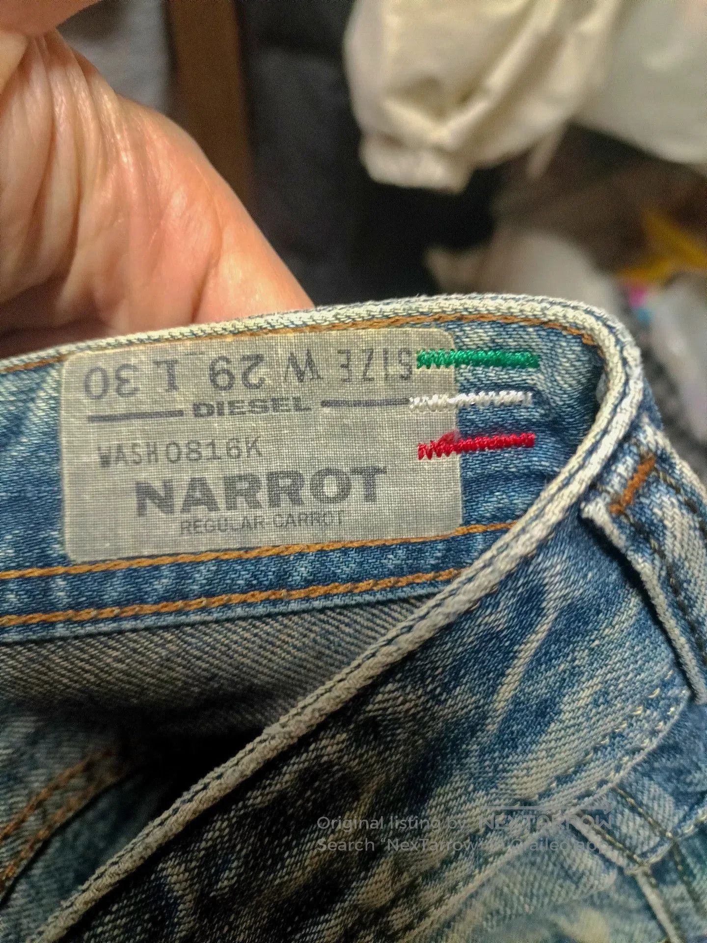 Diesel Diesel Narrot 816K Aaron Kwok Jeans. Size US 29 - 8 Thumbnail
