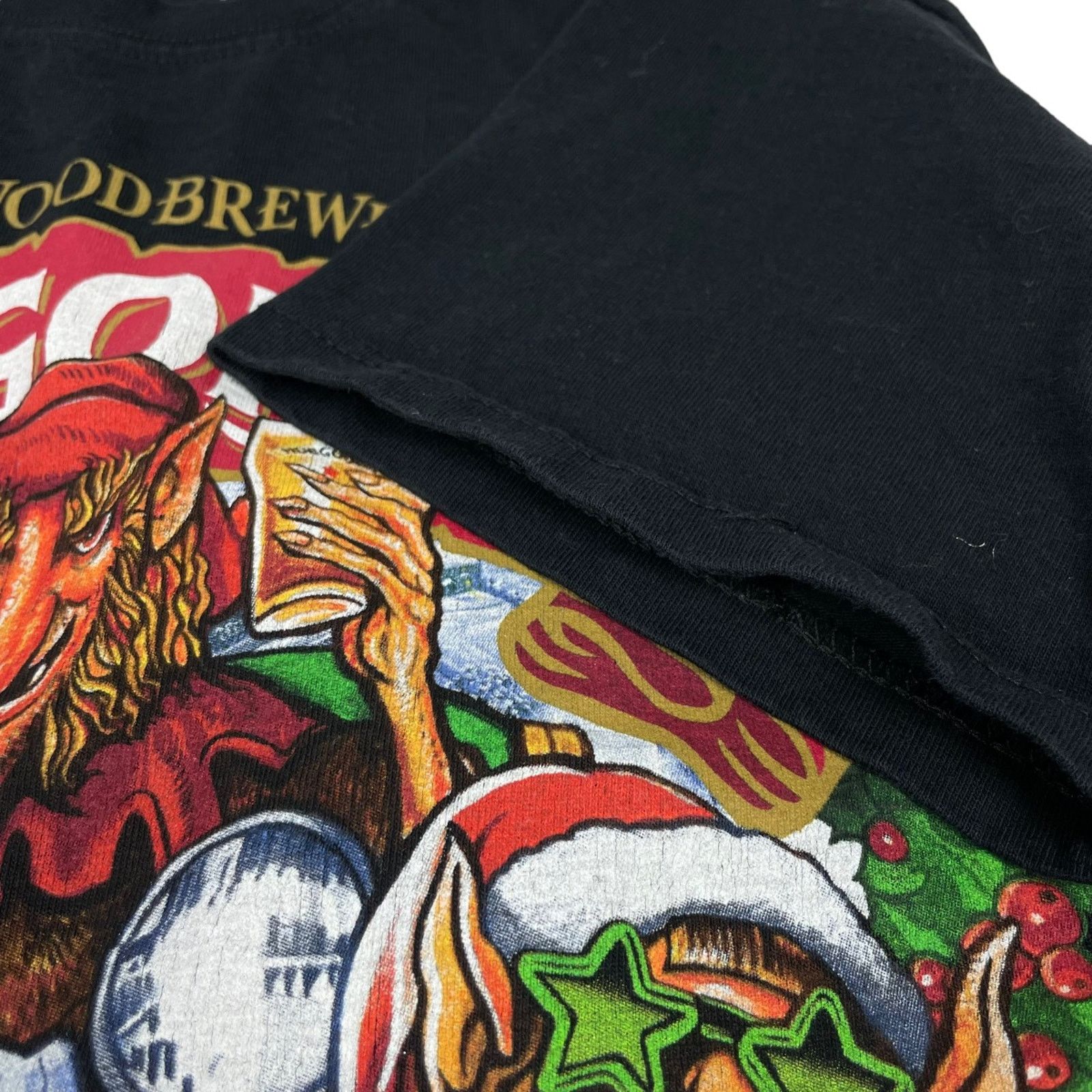 Fruit Of The Loom Vintage Fruit Of The Loom HobGoblin T Shirt Size L Black y2k Size US L / EU 52-54 / 3 - 4 Thumbnail