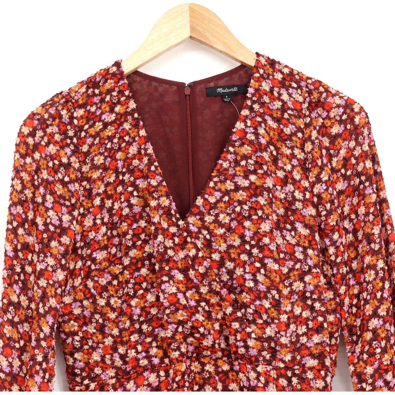 Madewell Madewell Women's Crossover Midi Dress Clipdot Spring Prairie Sz 0 NEW Size XS / US 0-2 / IT 36-38 - 4 Thumbnail