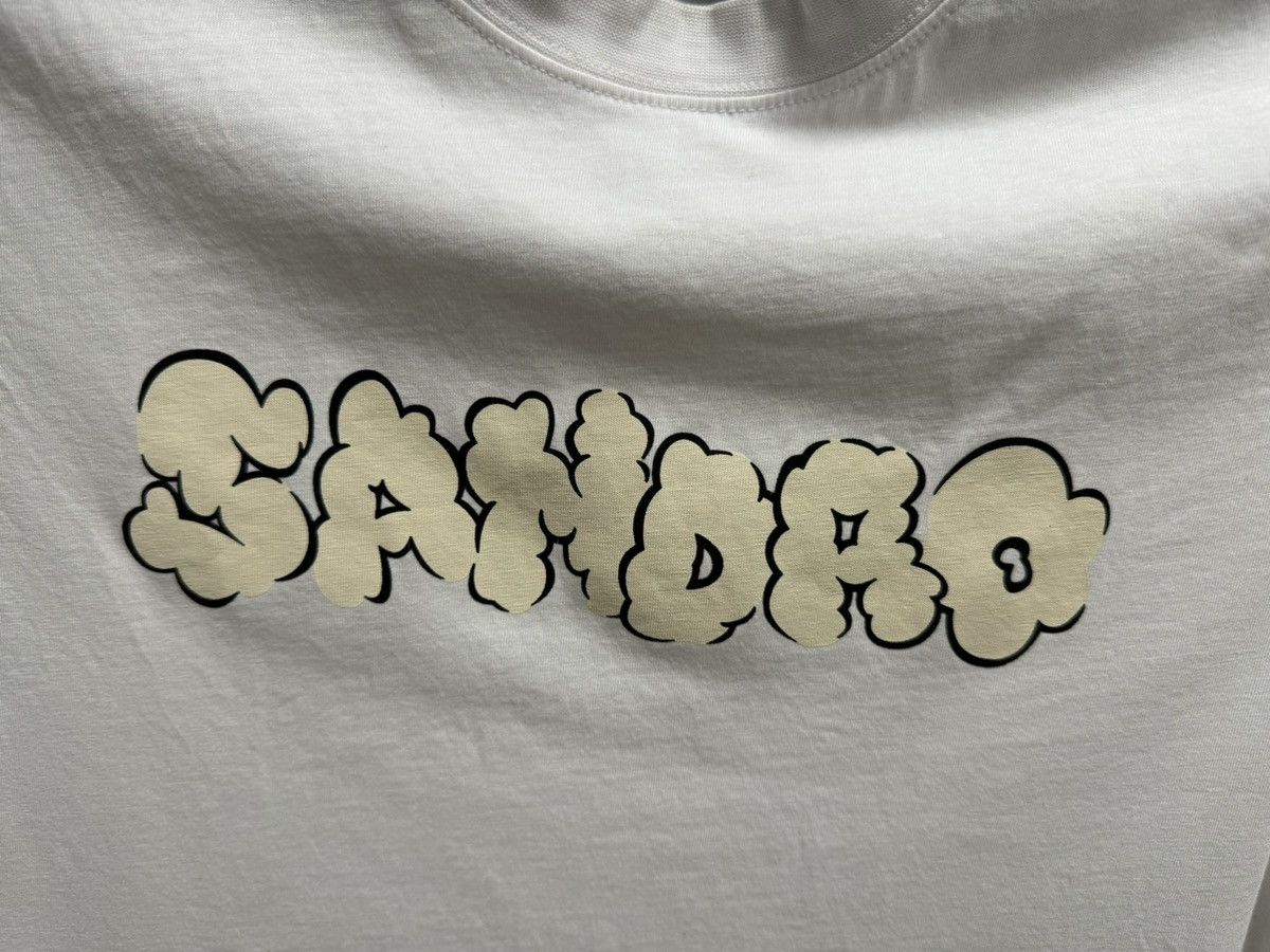 Sandro Sandro Paris white t-shirt S sz graffiti print Size US S / EU 44-46 / 1 - 7 Thumbnail