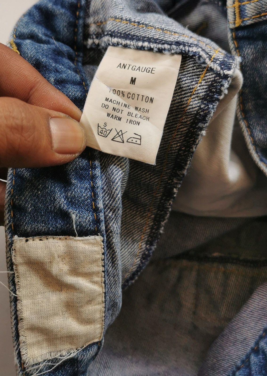 Japanese Brand Antgauge Japan Double Waist Denim Jeans Size US 28 / EU 44 - 7 Thumbnail