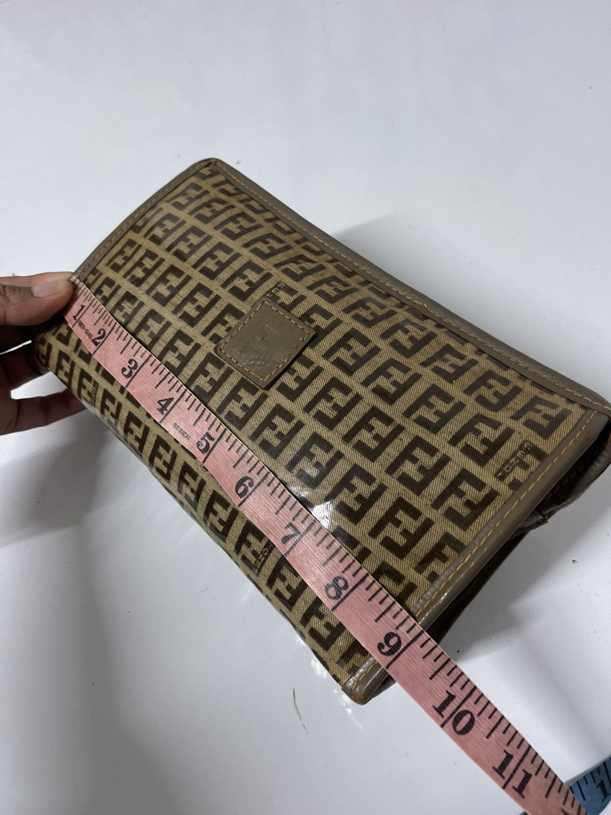 Fendi Vintage Fendi Monogram Clutch Bag Size ONE SIZE - 12 Thumbnail