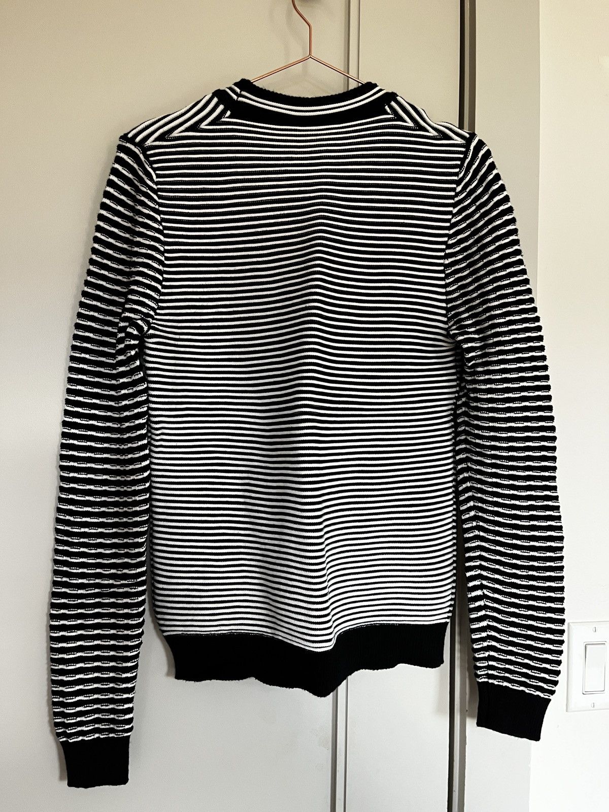Kenzo Kenzo Optical Illusion Ribbed Sweater (unisex) Size US M / EU 48-50 / 2 - 9 Thumbnail