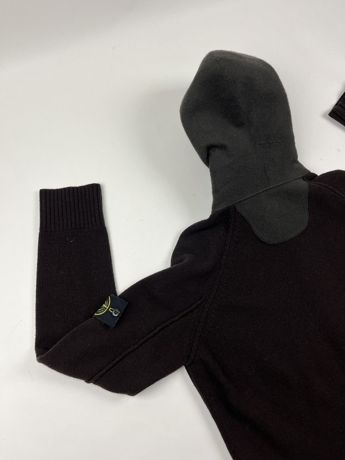 Stone Island × Vintage Vintage AW’06🔥Stone Island Wool Knitwear Sweater Hoodie Size US XL / EU 56 / 4 - 12 Thumbnail