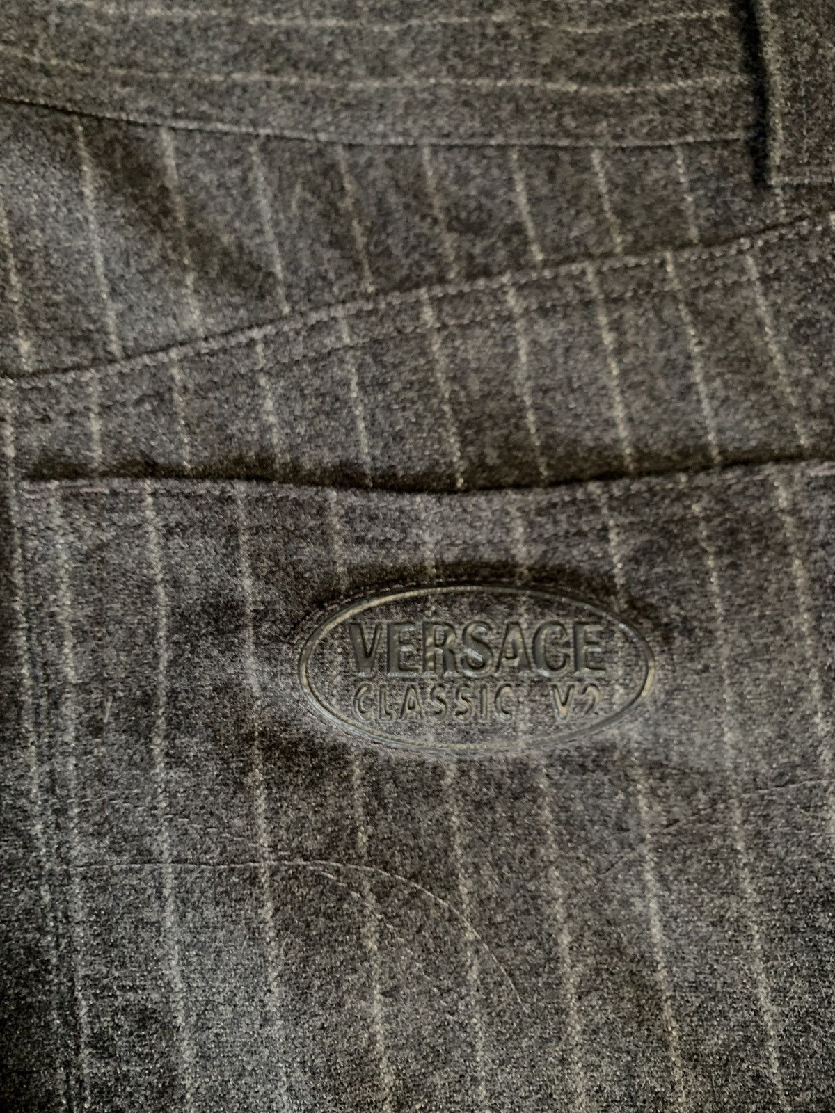 Versace × Vintage Versace Lana wool pants Logo Size US 34 / EU 50 - 10 Thumbnail