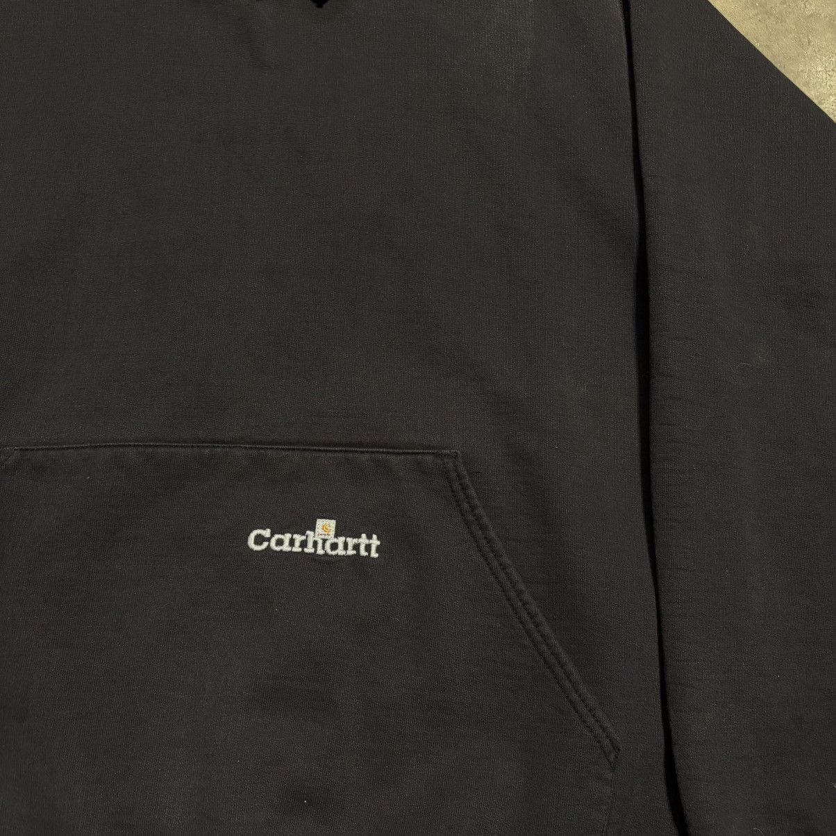 Carhartt Vintage Carhartt Hoodie Sweatshirt Faded Distressed 90s USA Size US L / EU 52-54 / 3 - 5 Thumbnail