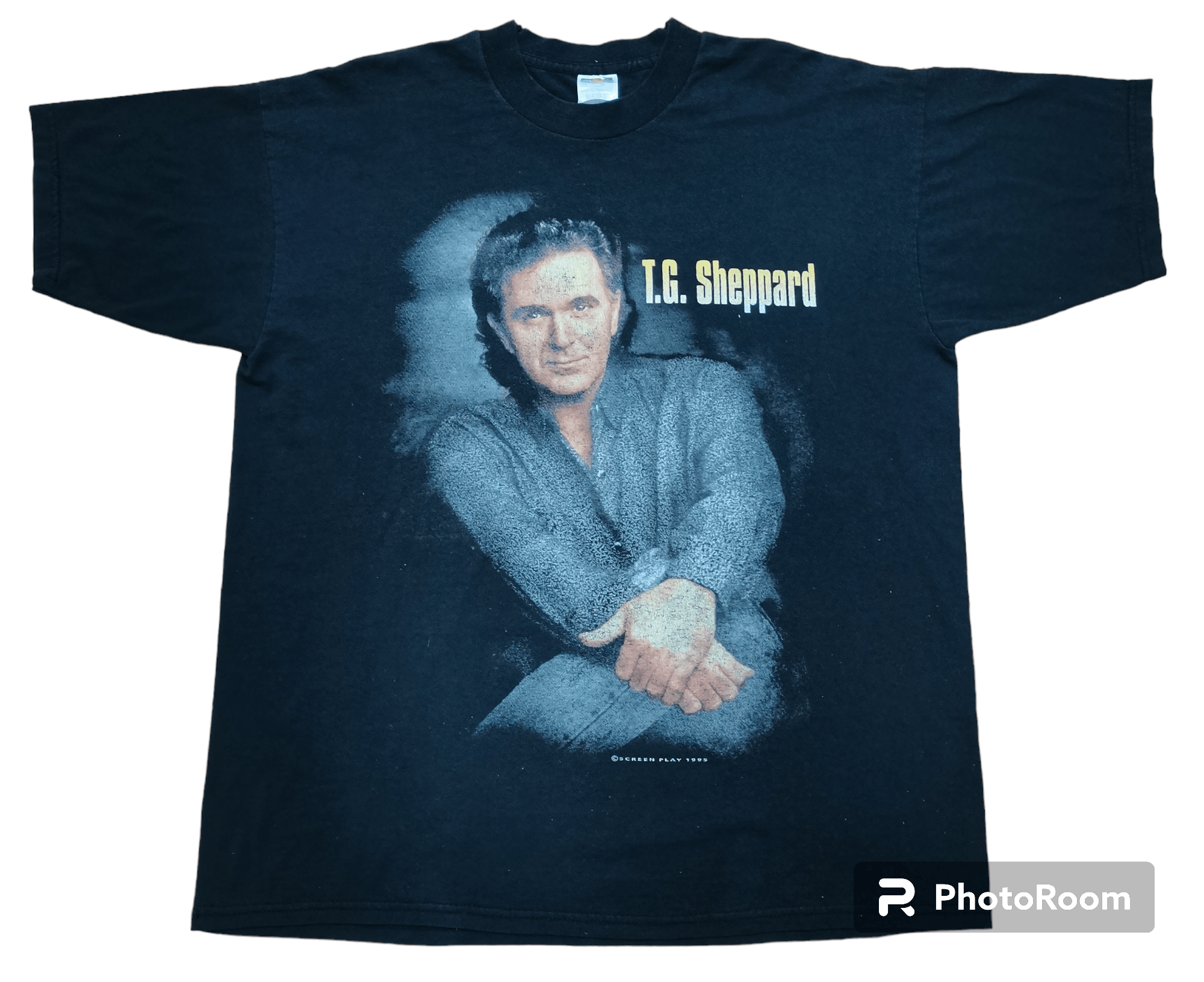 Band Tees × Vintage VINTAGE T.G SHEPPARD SHIRT ©1995 Size US XL / EU 56 / 4 - 1 Thumbnail