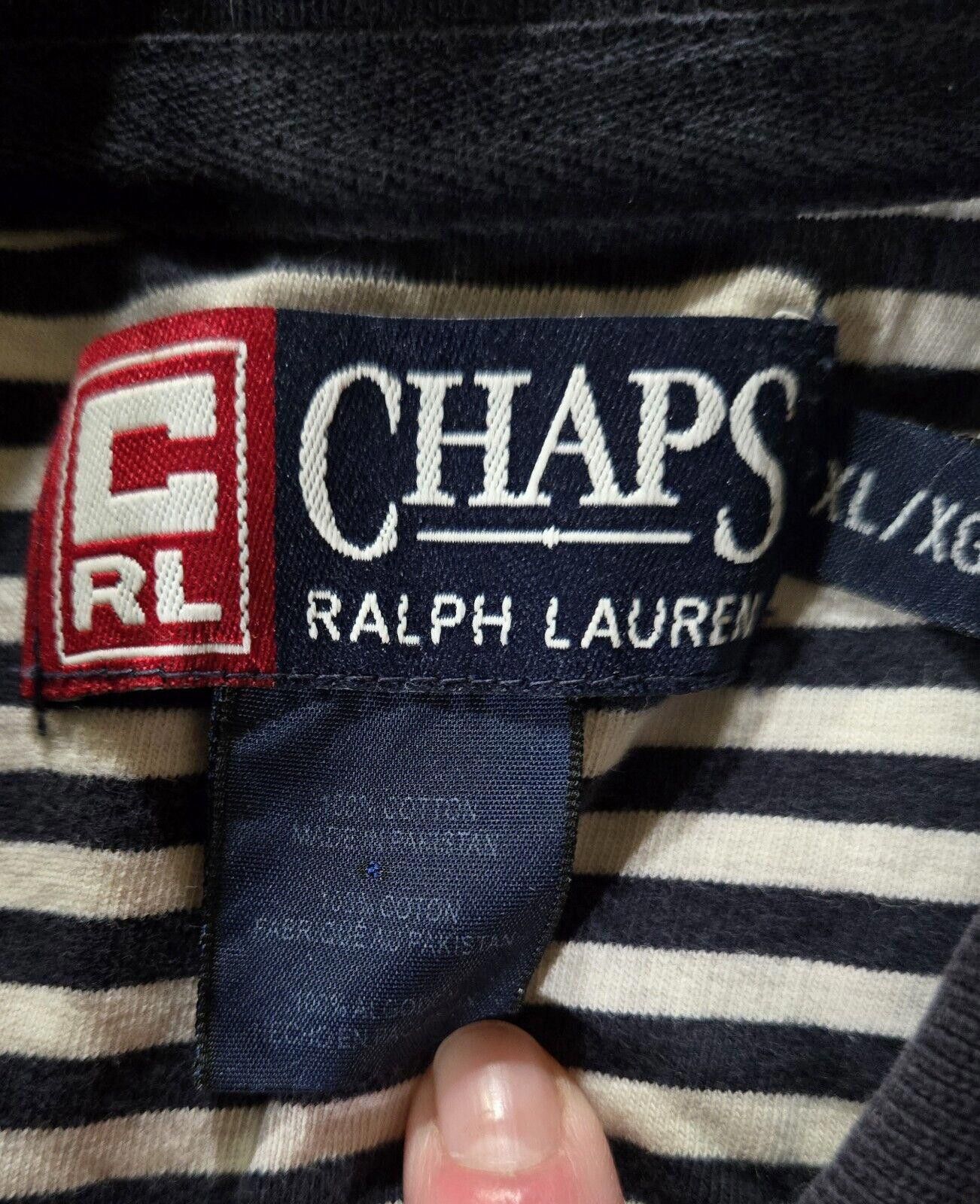 Chaps Chaps Ralph Lauren Striped Golf/Rugby Mens Polo Shirt XL Size US XL / EU 56 / 4 - 8 Thumbnail