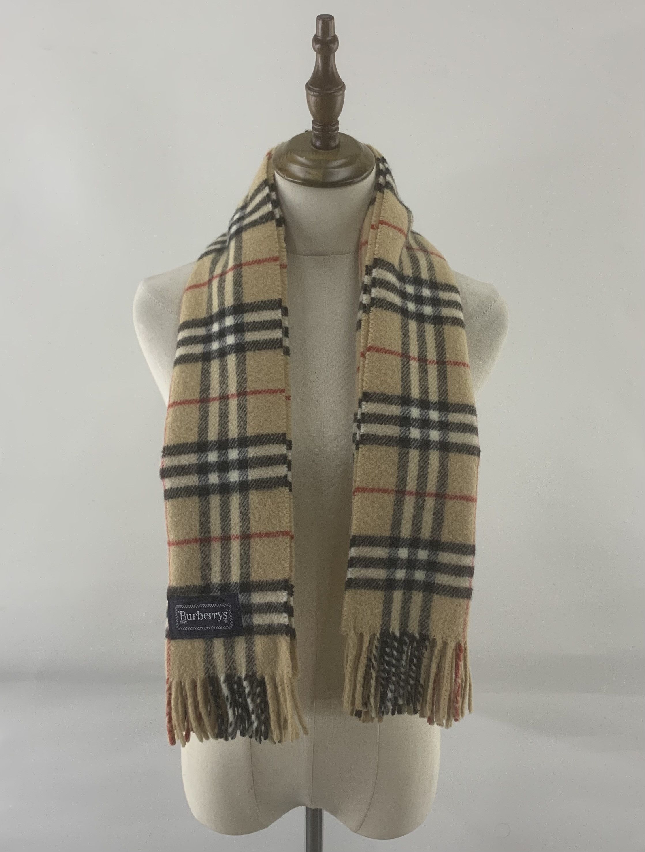 Burberry Burberry Scarf Wool Muffler Neck Wrap BL9287 Size ONE SIZE - 1 Thumbnail