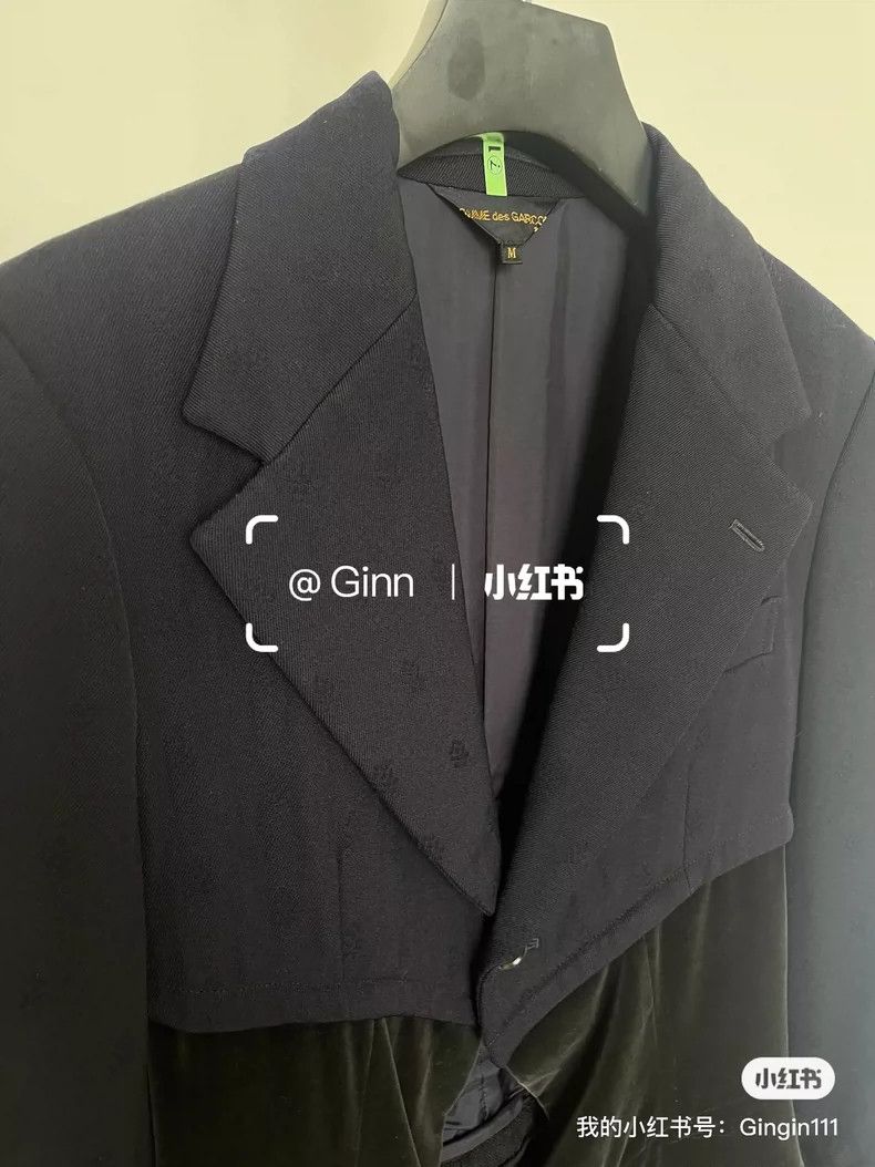 Comme des Garcons Comme Des Garcons Velvet paneled suit at waist Size M / US 6-8 / IT 42-44 - 5 Thumbnail