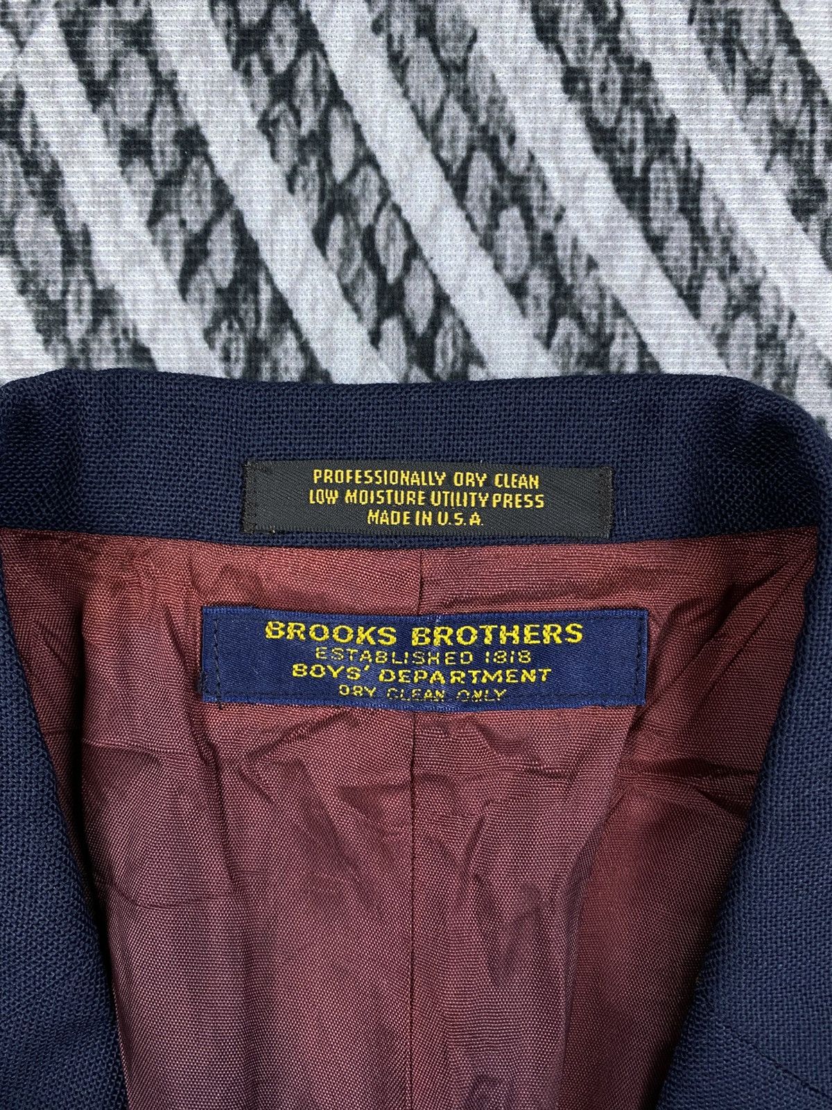Brooks Brothers Vtg Brook Brothers Navy Color Double Button Blazer Jacket Size US M / EU 48-50 / 2 - 10 Thumbnail