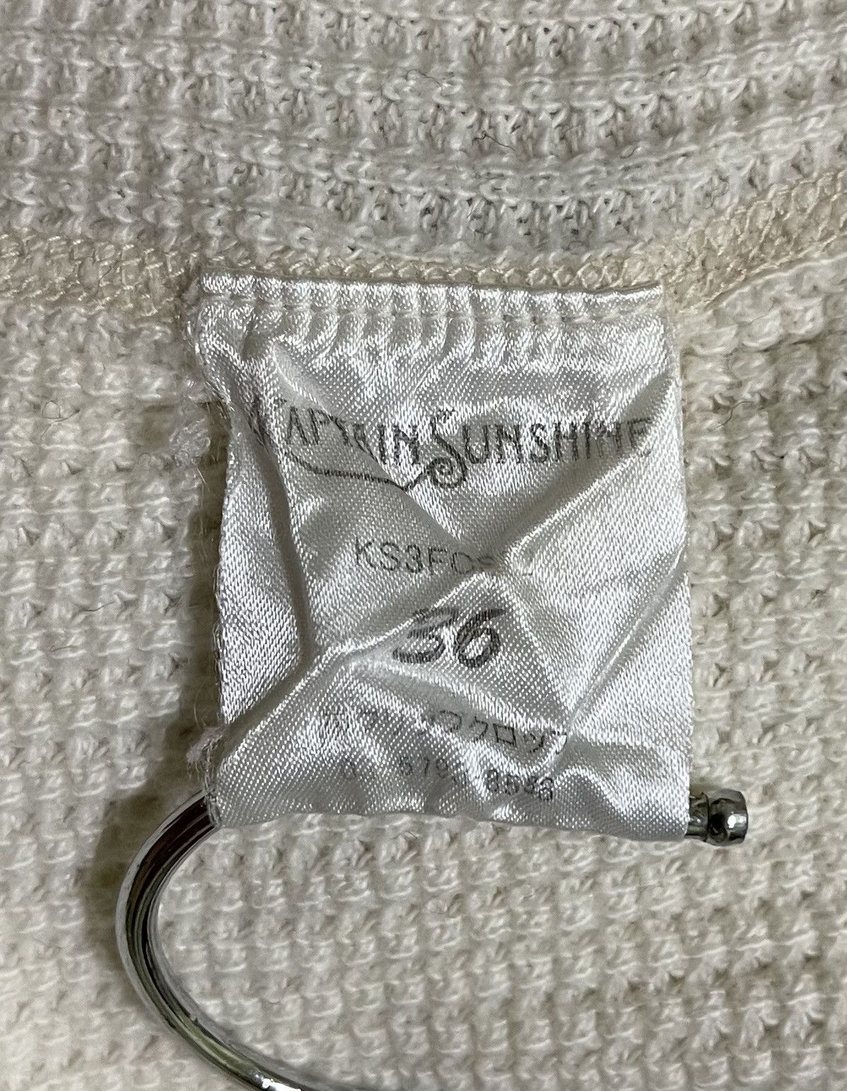 Japanese Brand Kaptain Sunshine Waffle Jumper Size XS / US 0-2 / IT 36-38 - 18 Thumbnail