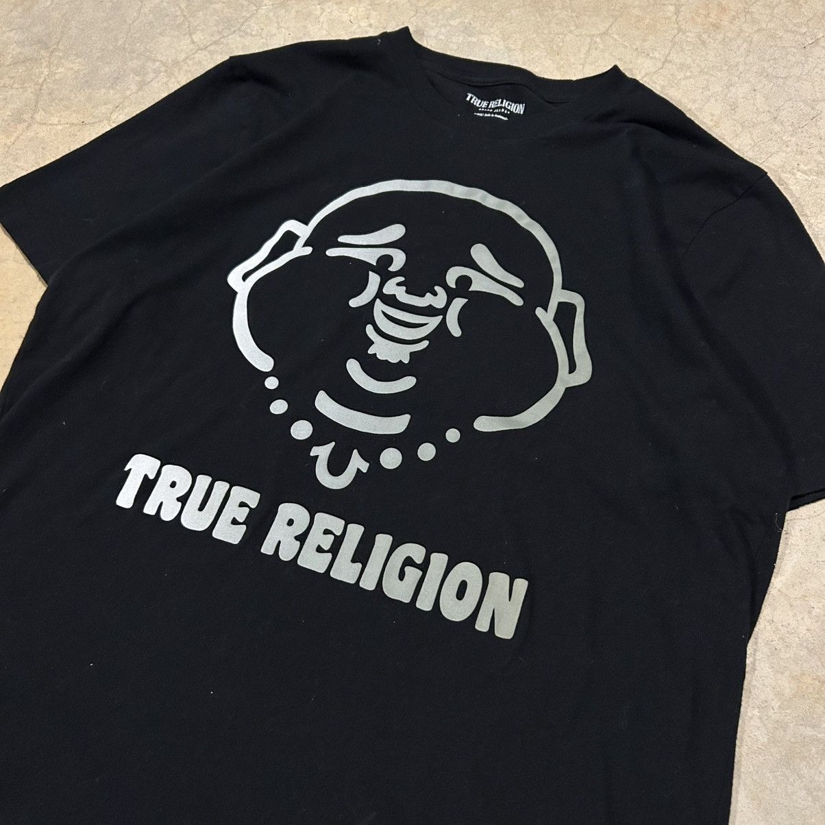 True Religion True Religion Buddha Logo Gradient Graphic Tee Cyber Y2K Size US XL / EU 56 / 4 - 3 Thumbnail