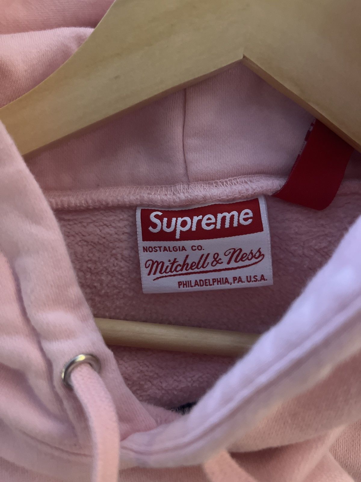 Supreme Supreme x Mitchell & Ness NCAA Hooded Sweatshirt Size US L / EU 52-54 / 3 - 3 Thumbnail