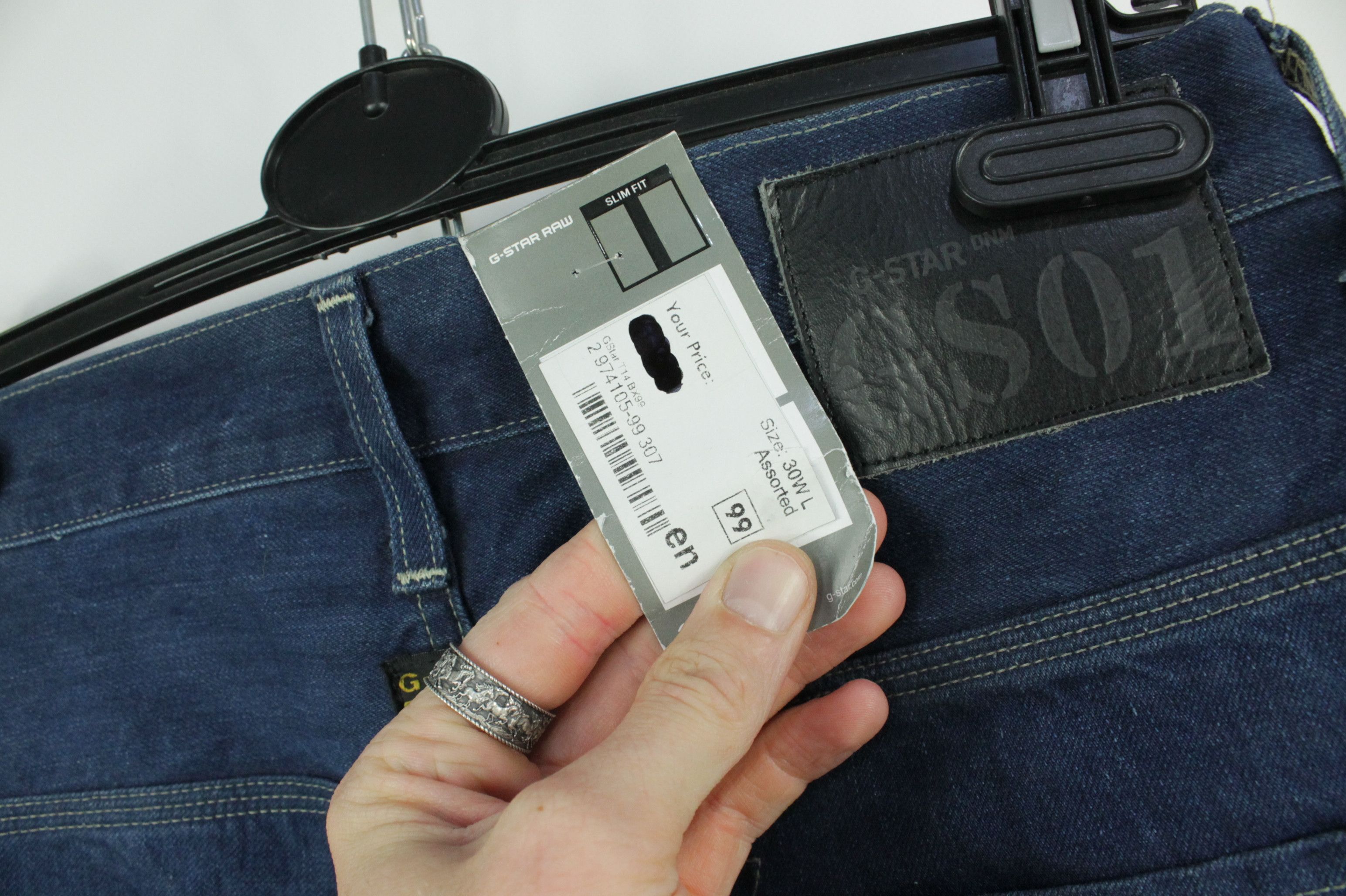 G-Star G-Star Raw New Radar Slim Fit Drops of paint Denim Jeans Size US 30 / EU 46 - 8 Thumbnail