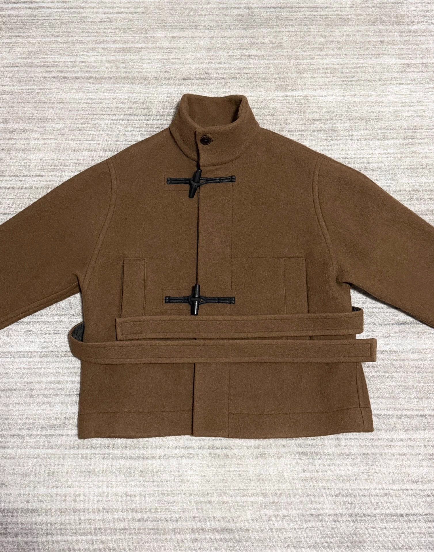 Lemaire Lemaire Burgundy Short Robe Coat Horn Buttons Size 34 Size XXS / US 00 / IT 34 - 2 Thumbnail