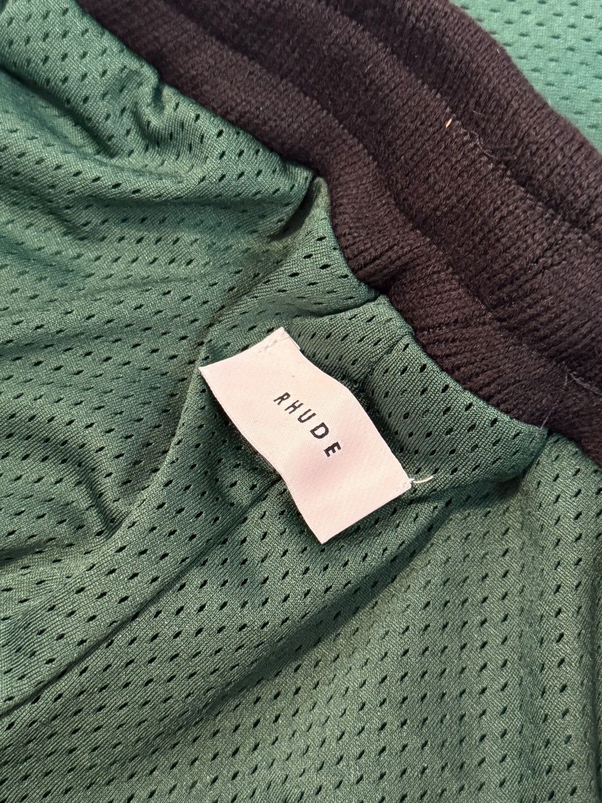 Rhude XXL Green Mesh Basket Shorts Size US 36 / EU 52 - 6 Thumbnail