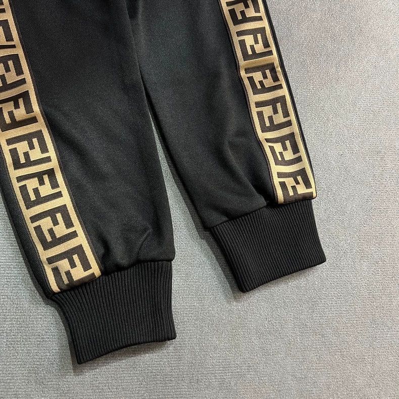 Fendi Fendi Black Logo Sport Pants for Men Size US 38 / EU 54 - 4 Thumbnail