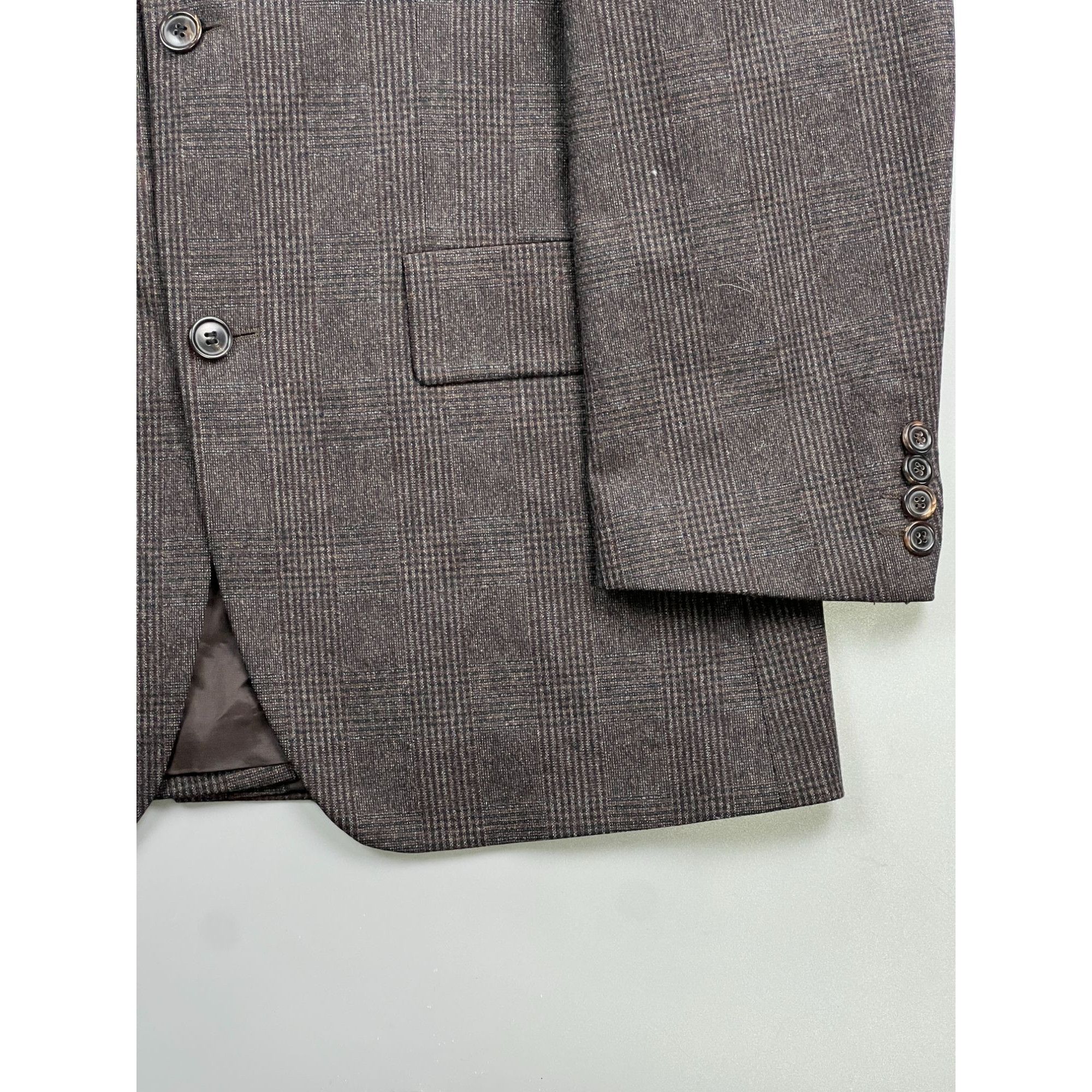 Hugo Boss Hugo Boss Maxwell Wool Blend Tartan Blazer (Y0785) Size 38R - 2 Thumbnail