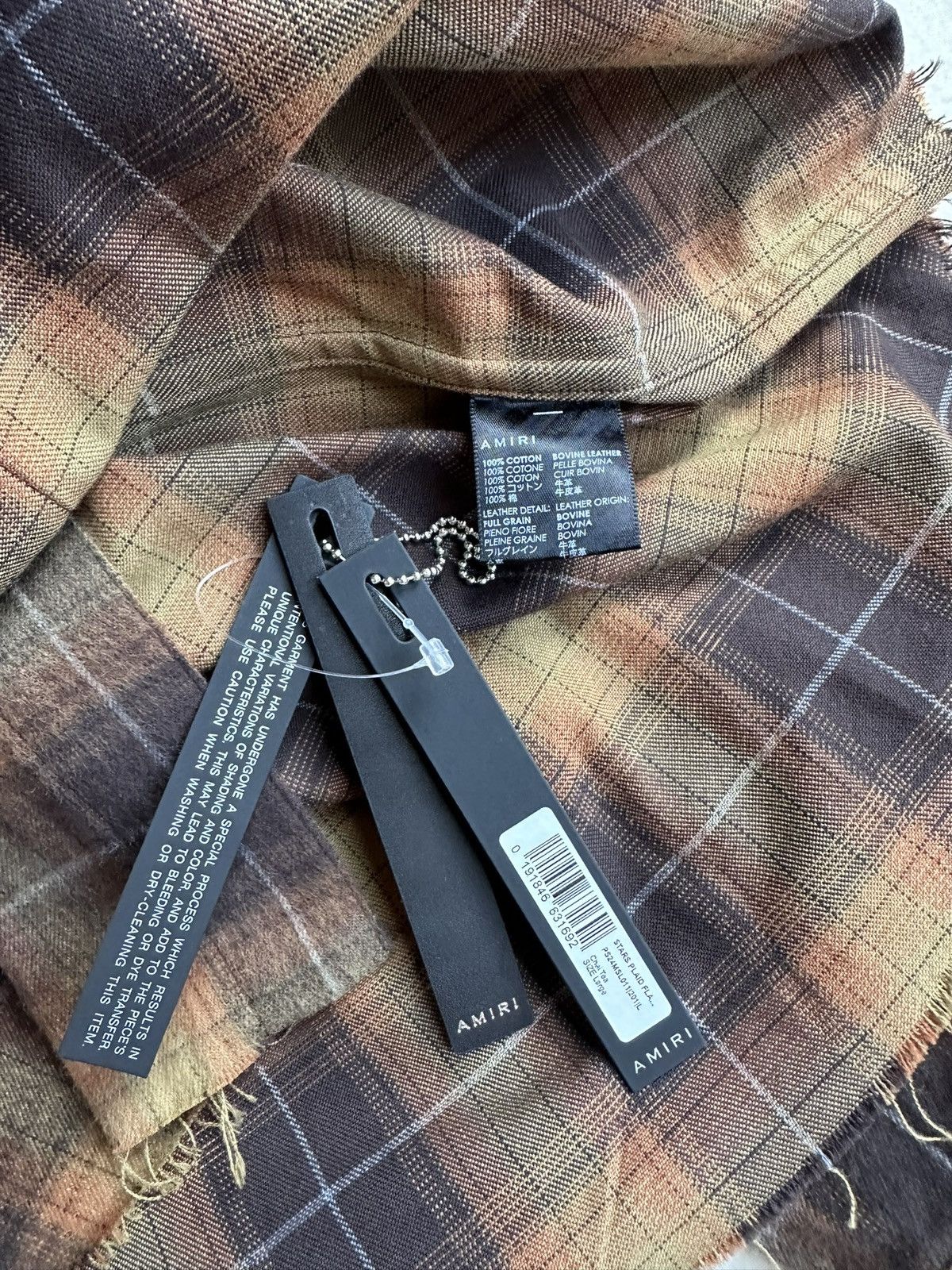 Amiri $890 Amiri leather star flannel shirt chai tea $890 🤑 Size US M / EU 48-50 / 2 - 21 Thumbnail