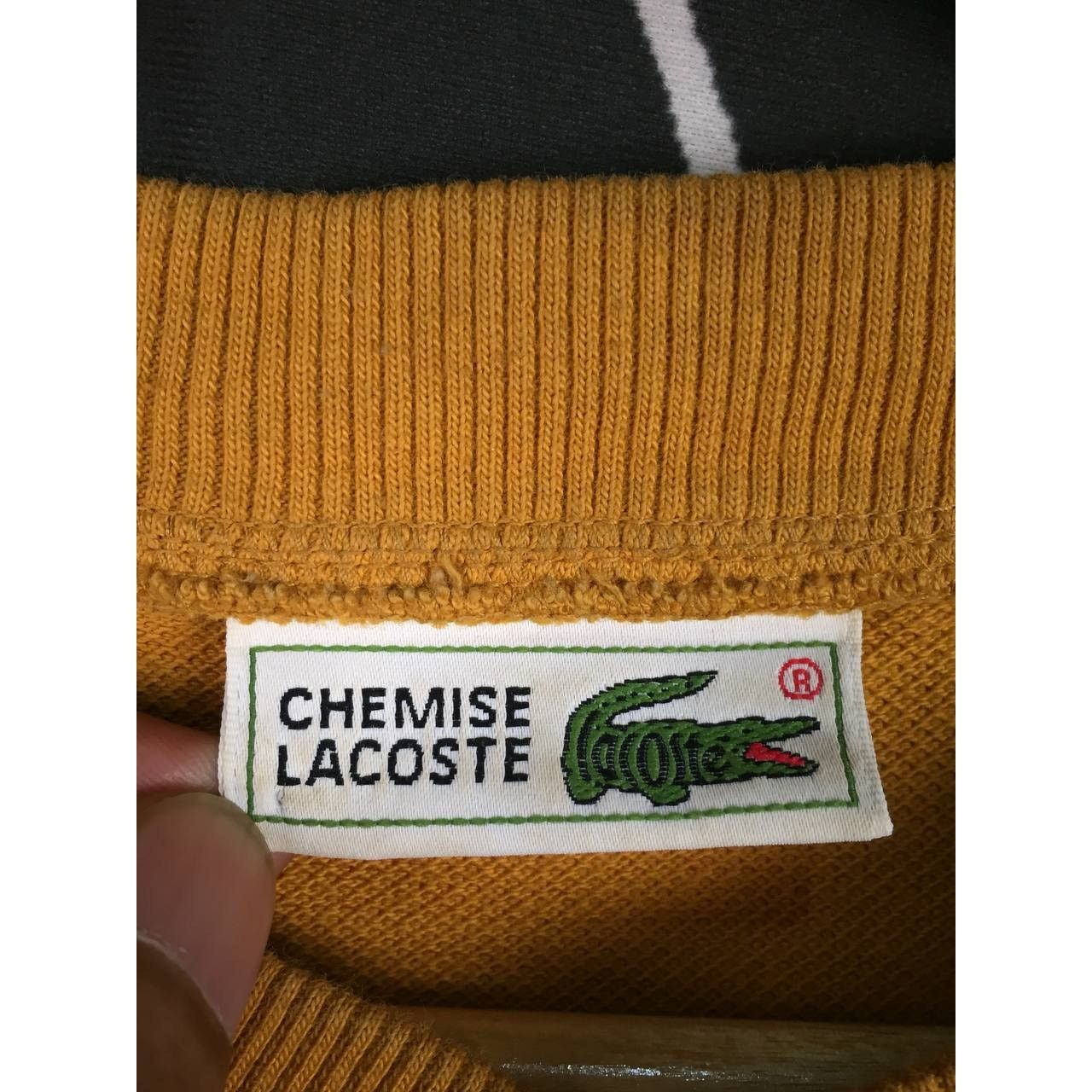 Lacoste × Vintage Vtg Chemise Lacoste Henley Neck Longsleeve Tee Size 3 Size US L / EU 52-54 / 3 - 13 Thumbnail