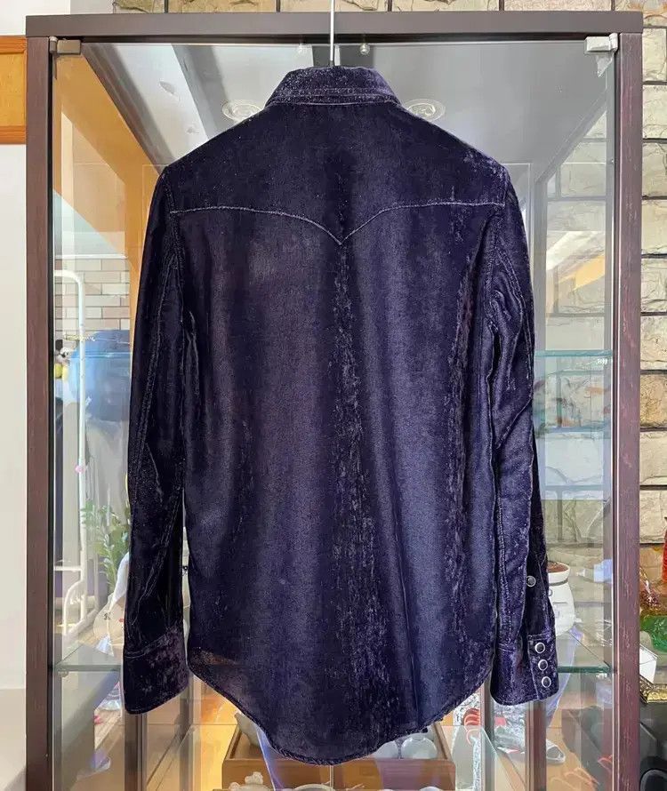 Saint Laurent Paris Saint Laurent Paris 16AW Velvet Western Shirt Size US M / EU 48-50 / 2 - 3 Thumbnail