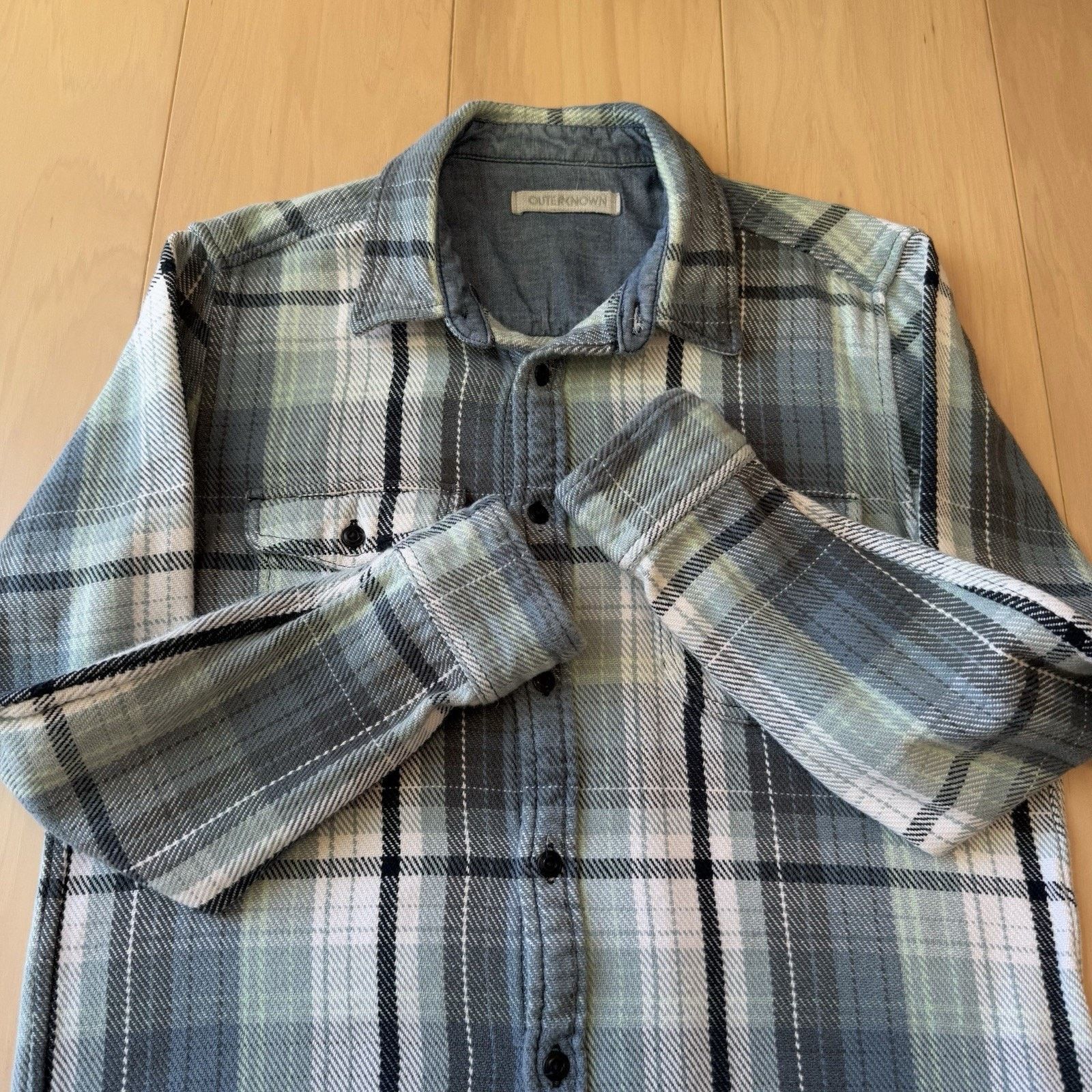 Outerknown Outerknown Blanket Shirt Small Blue Multicolor Heavy Cotton Size US S / EU 44-46 / 1 - 4 Thumbnail