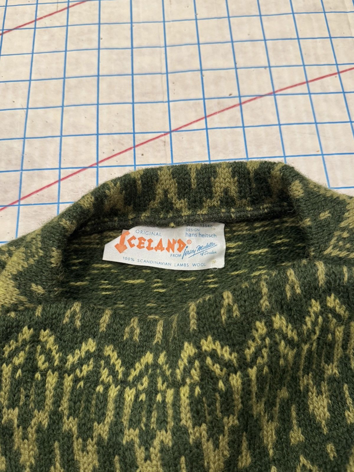 Vintage Vintage Iceland From Jersey Modeller Knit Sweater Womens Med Size M / US 6-8 / IT 42-44 - 5 Thumbnail