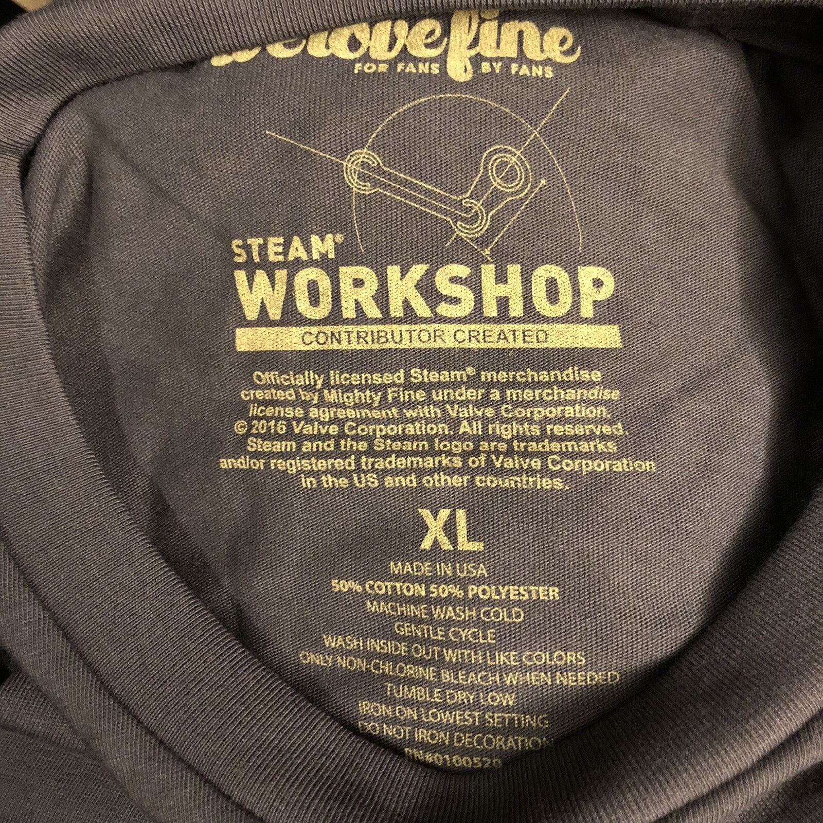 Other WeLoveFine Dota 2 Steam Workshop Mens T Shirt Overwhelming O Size US XL / EU 56 / 4 - 3 Thumbnail