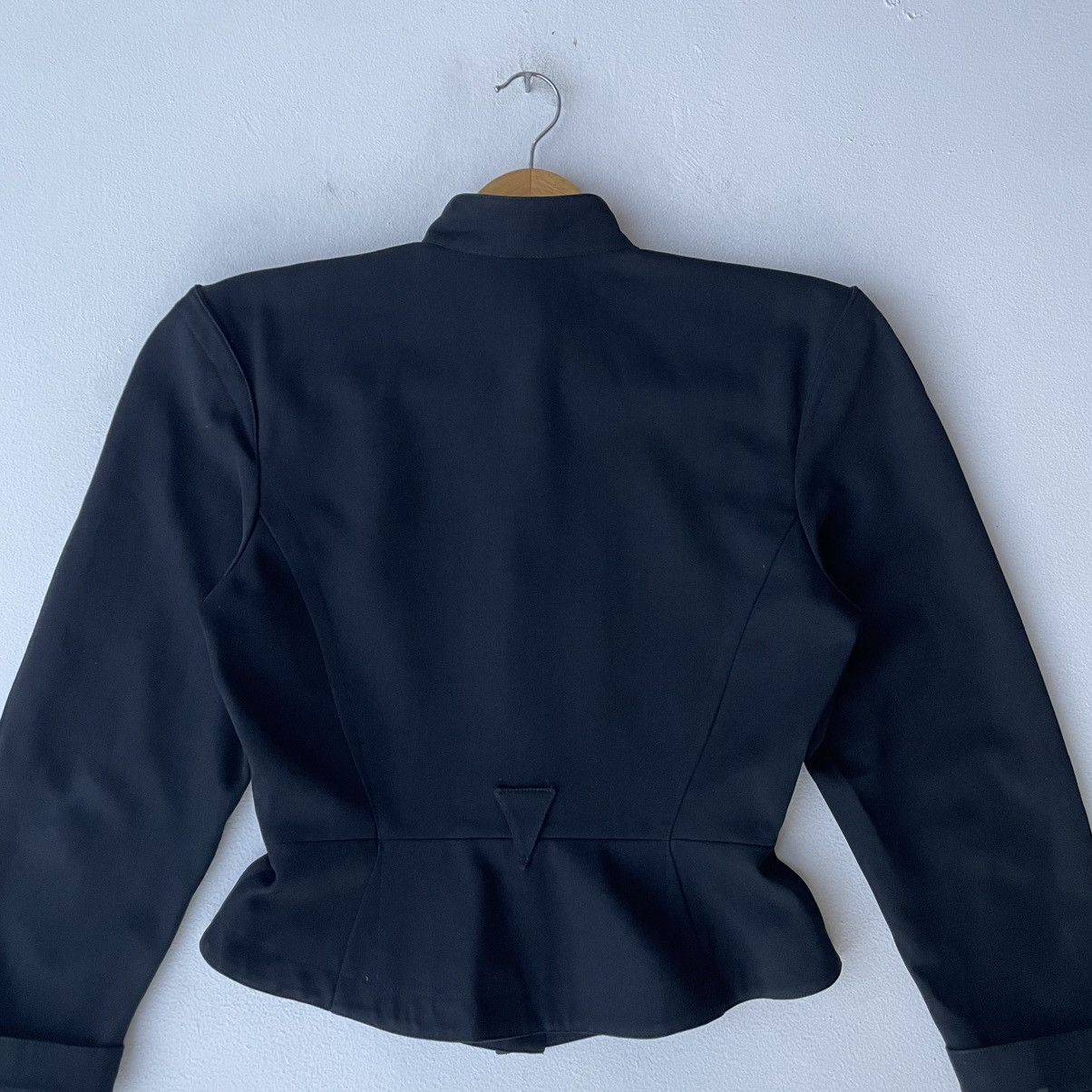 Thierry Mugler 80s THIERRY MUGLER Structured Snap-Button Hourglass Jacket Size S / US 4 / IT 40 - 6 Thumbnail