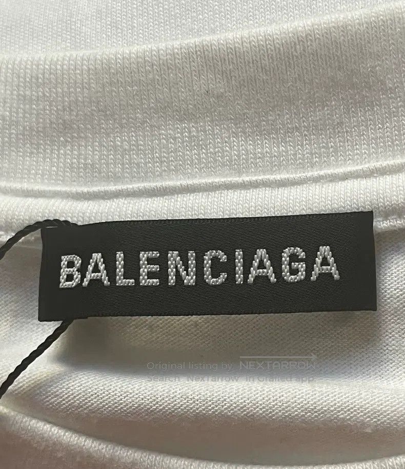 Balenciaga Balenciaga Crew White Short-Sleeve T-Shirt, Size XS Size US XS / EU 42 / 0 - 3 Thumbnail