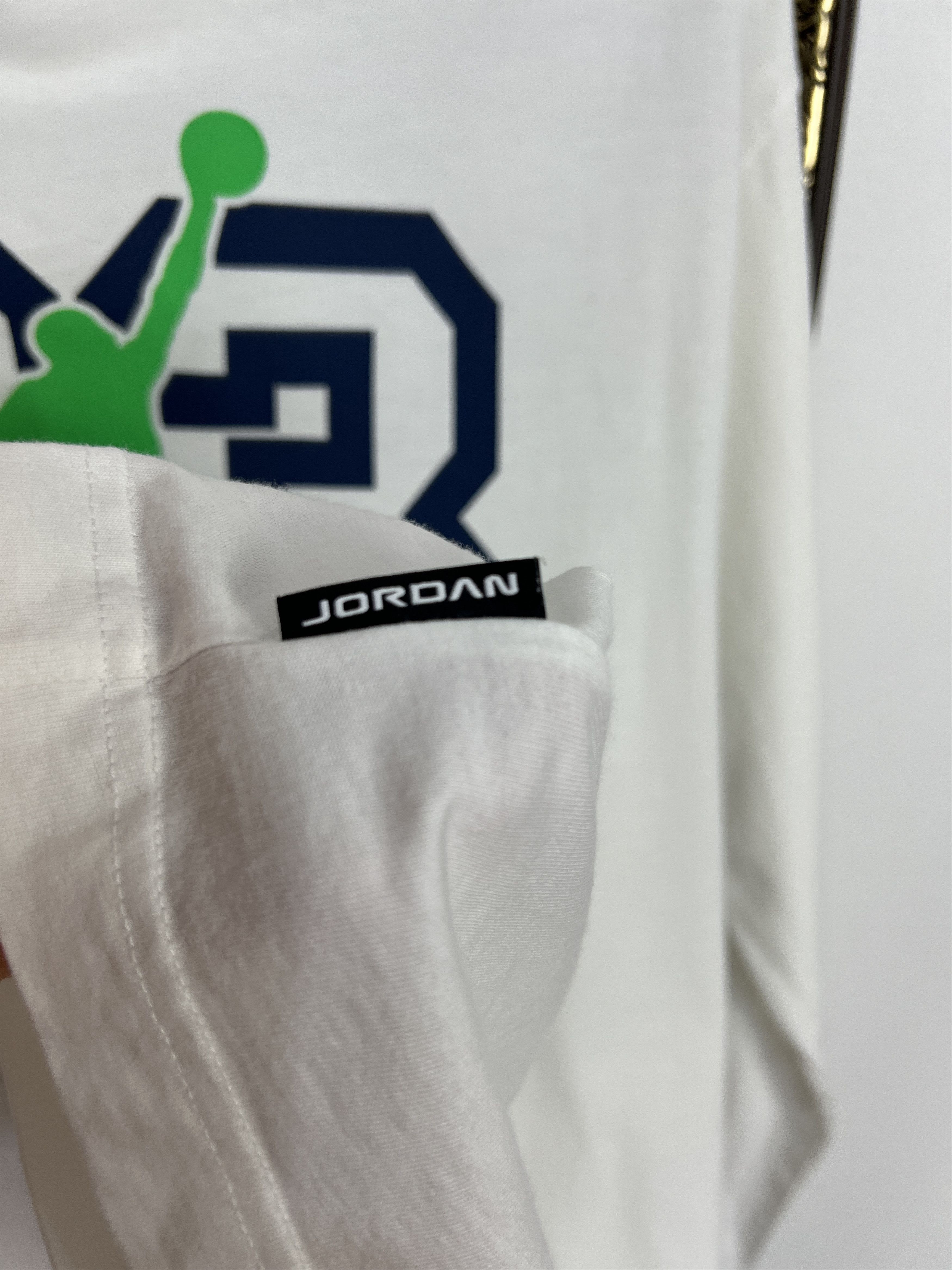 Jordan Brand Jumpman Logo Long Sleeve Shirt Size Tee Big Logo #23 Rare Size US M / EU 48-50 / 2 - 7 Thumbnail